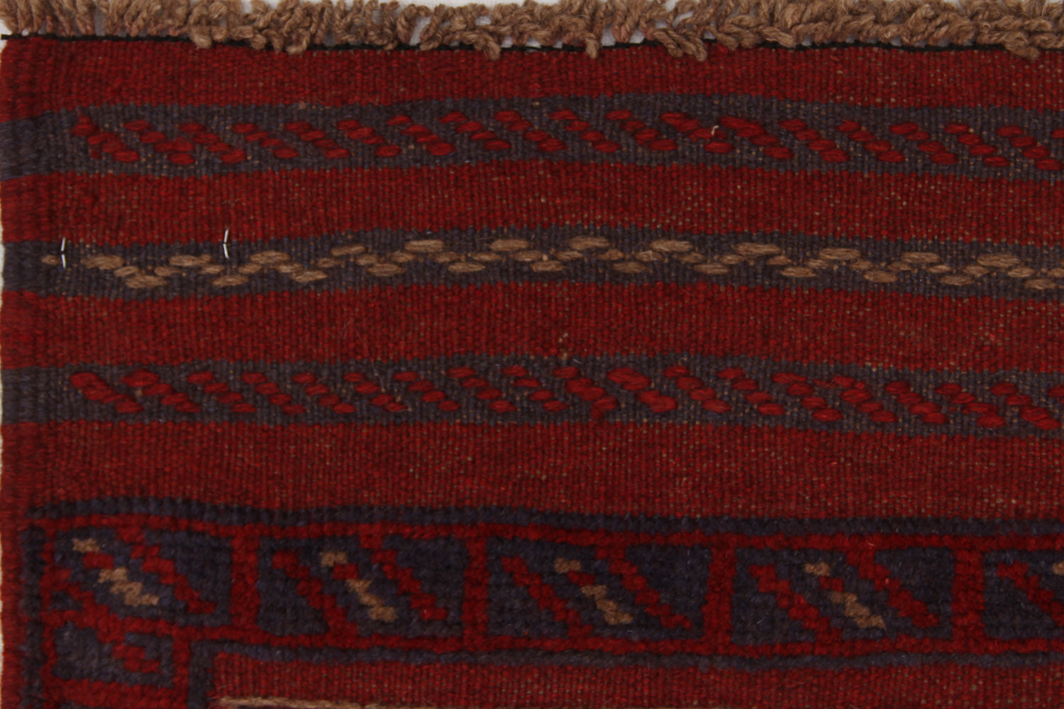 2' 6" x 8'  Multy Handmade Mashwani Afghan Rug Runner