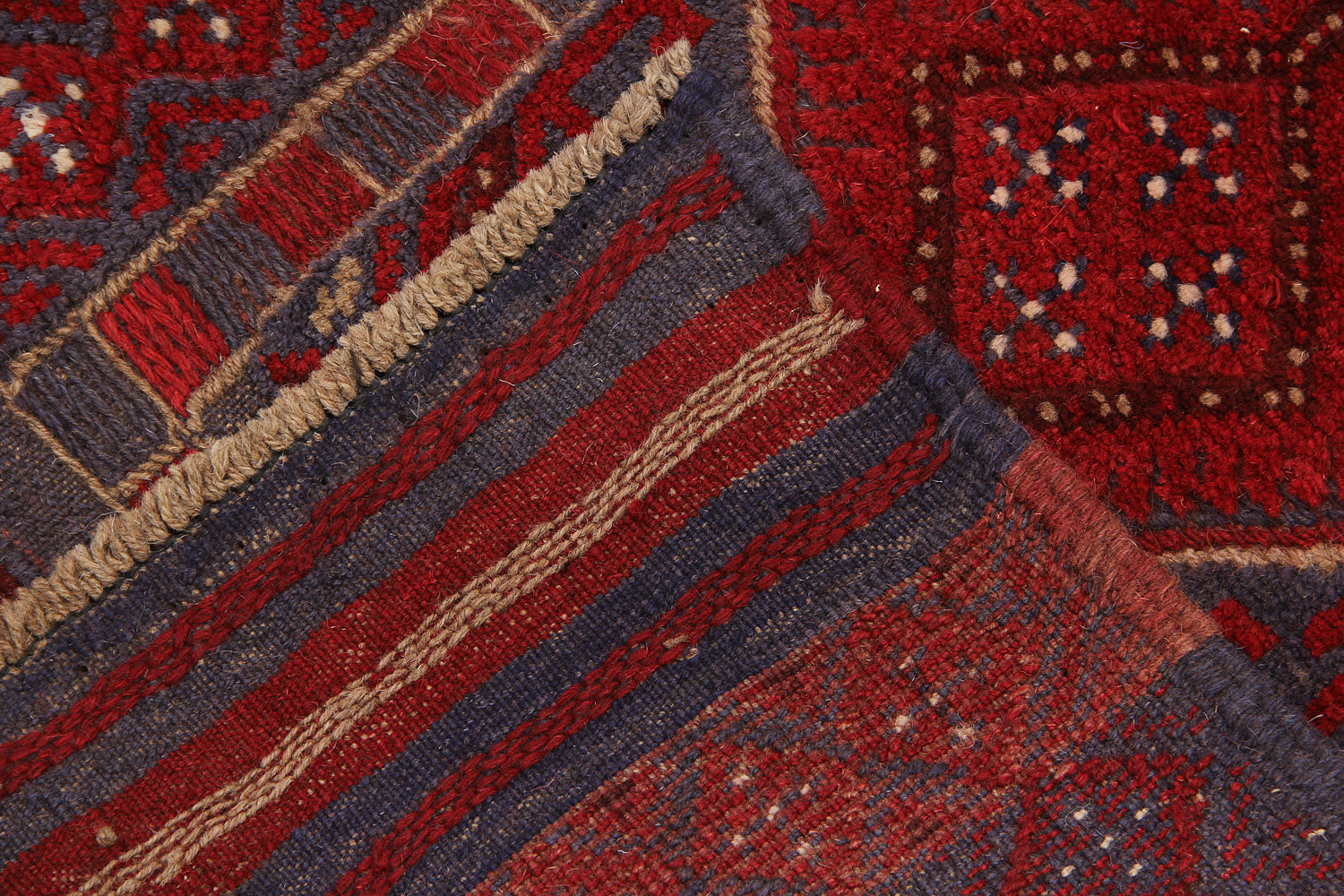 2' 6" x 8'  Multy Handmade Mashwani Afghan Rug Runner