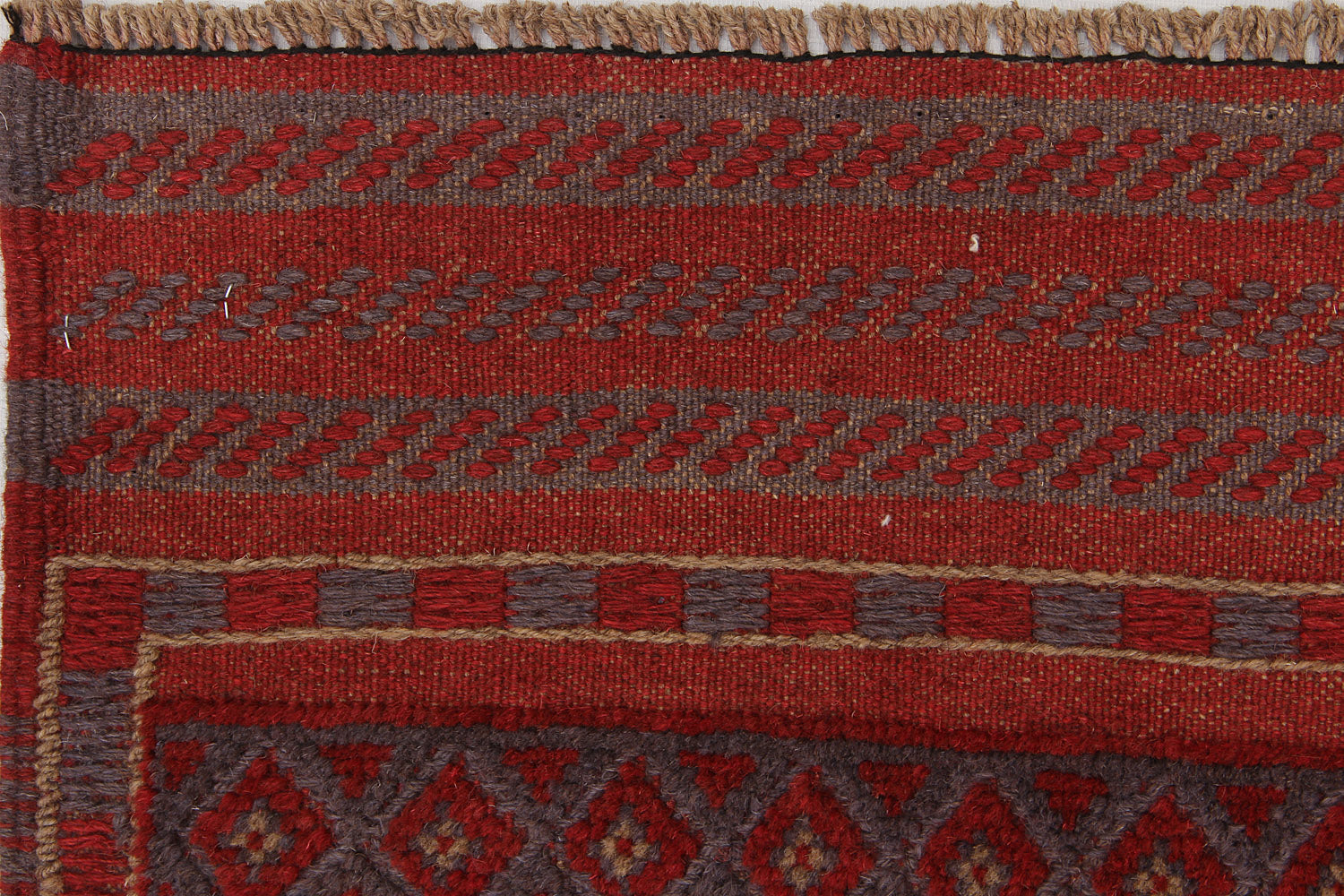 2' 6" x 8'  Multy Handmade Mashwani Afghan Rug Runner