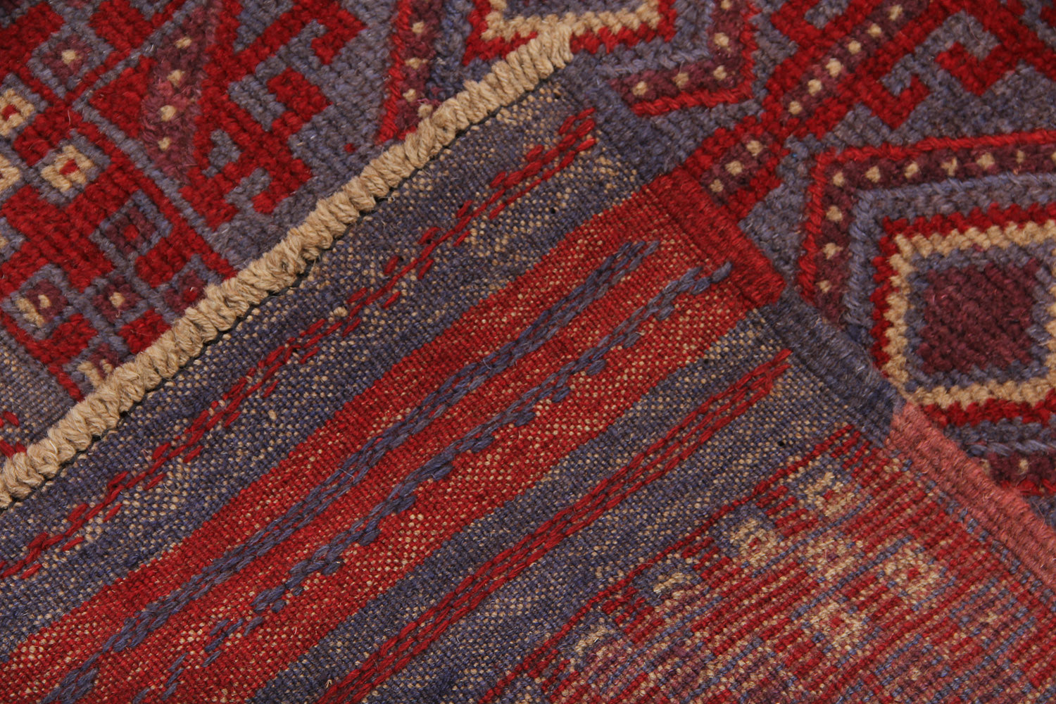 Multy Handmade Mashwani Afghan Rug Rectangular
