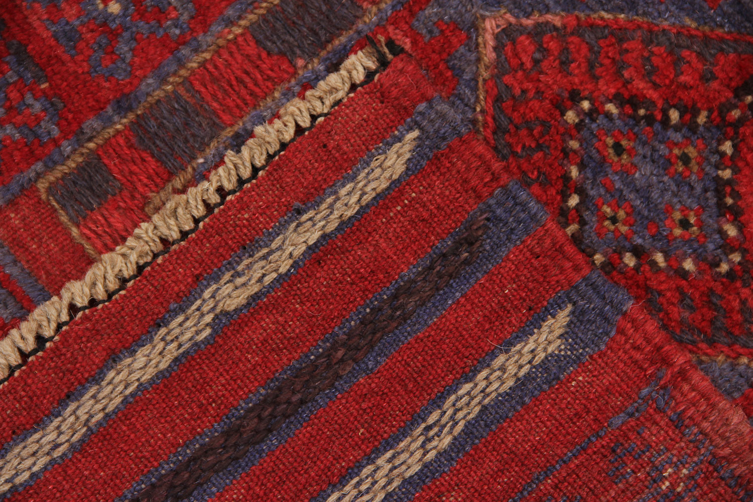 Multy Handmade Mashwani Afghan Rug Rectangular
