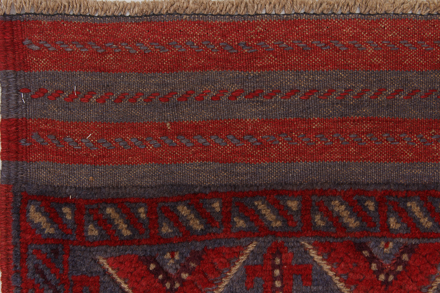 Multy Handmade Mashwani Afghan Rug Rectangular