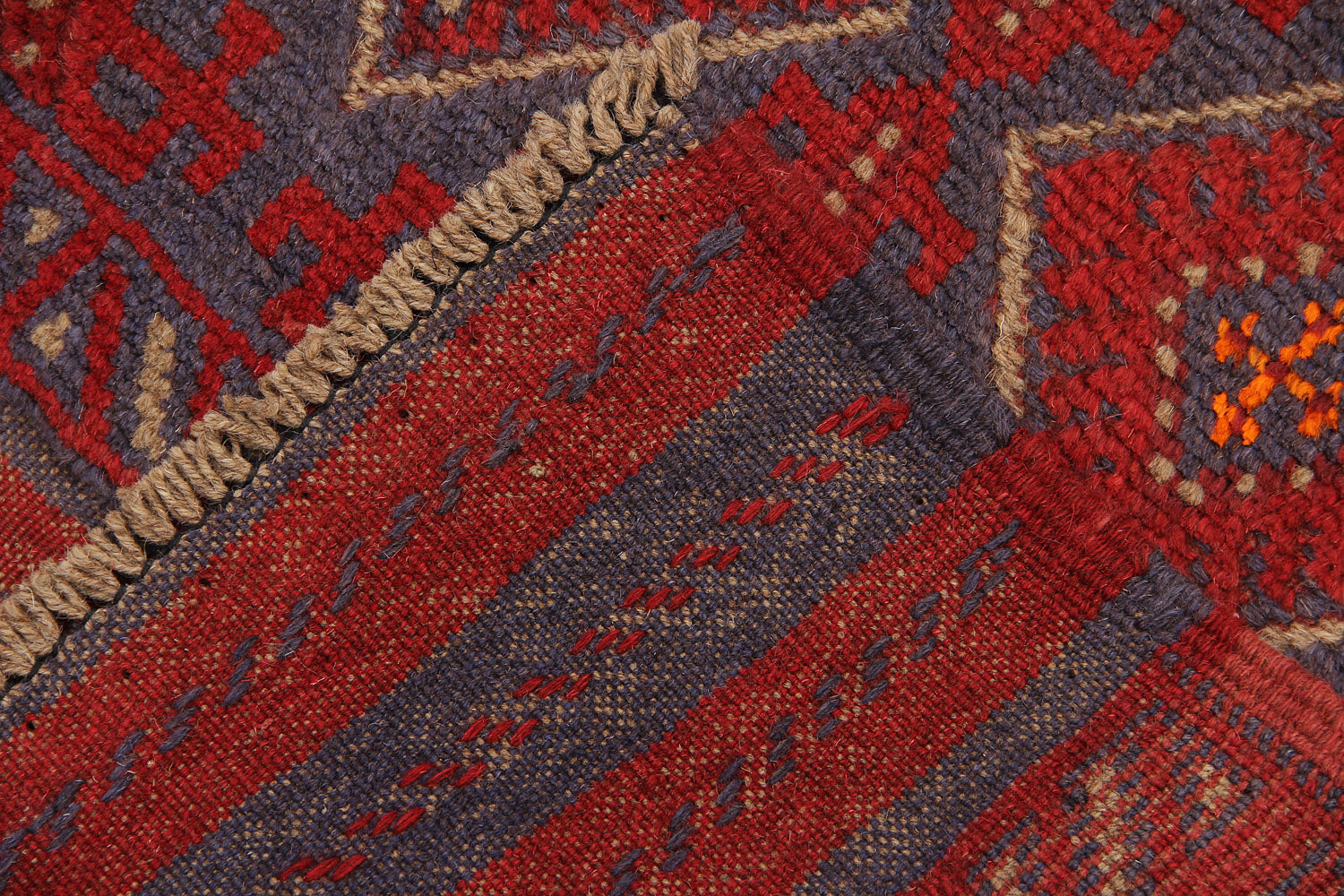 Multy Handmade Mashwani Afghan Rug Rectangular