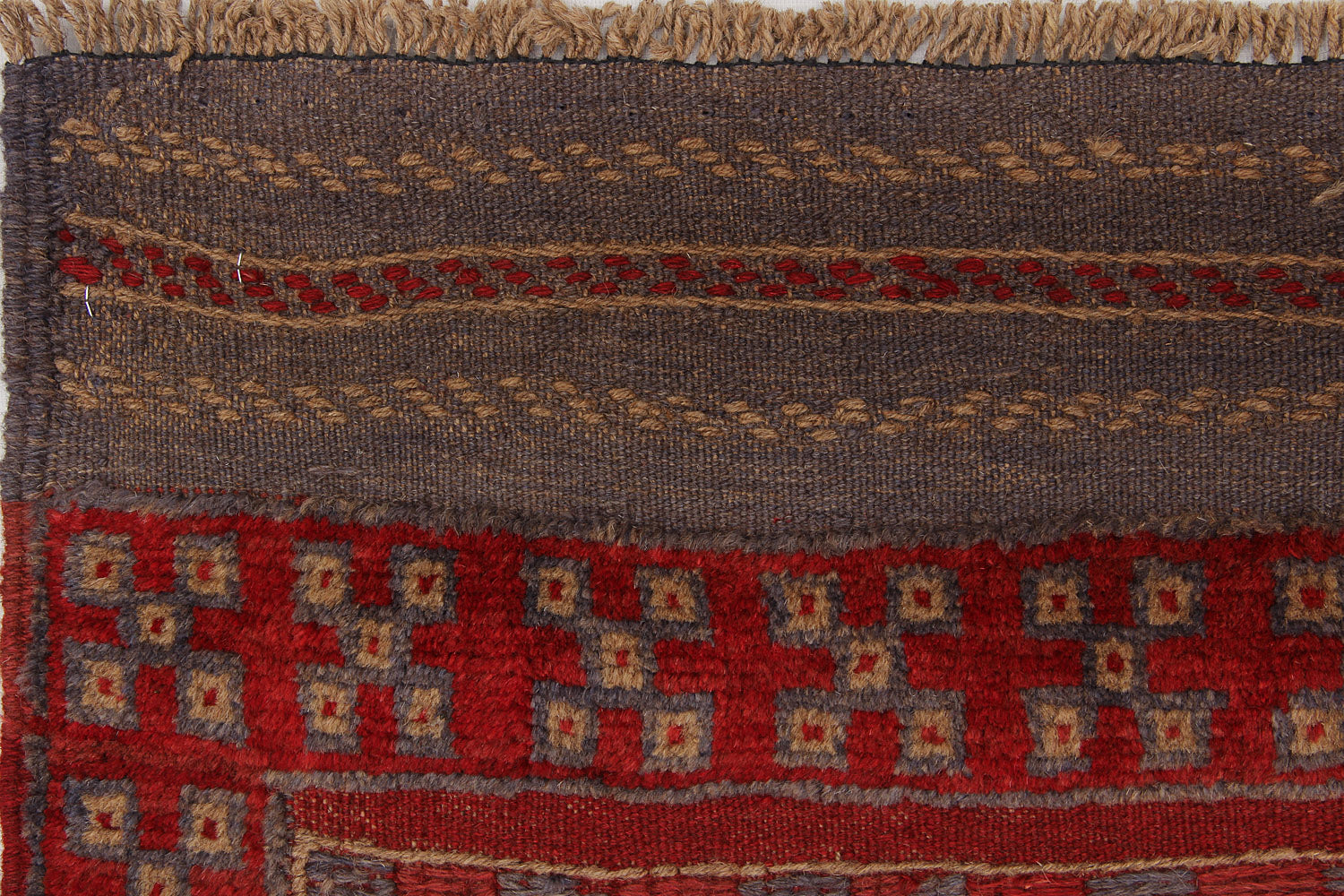 2' 6" x 8'  Multy Handmade Mashwani Afghan Rug Runner