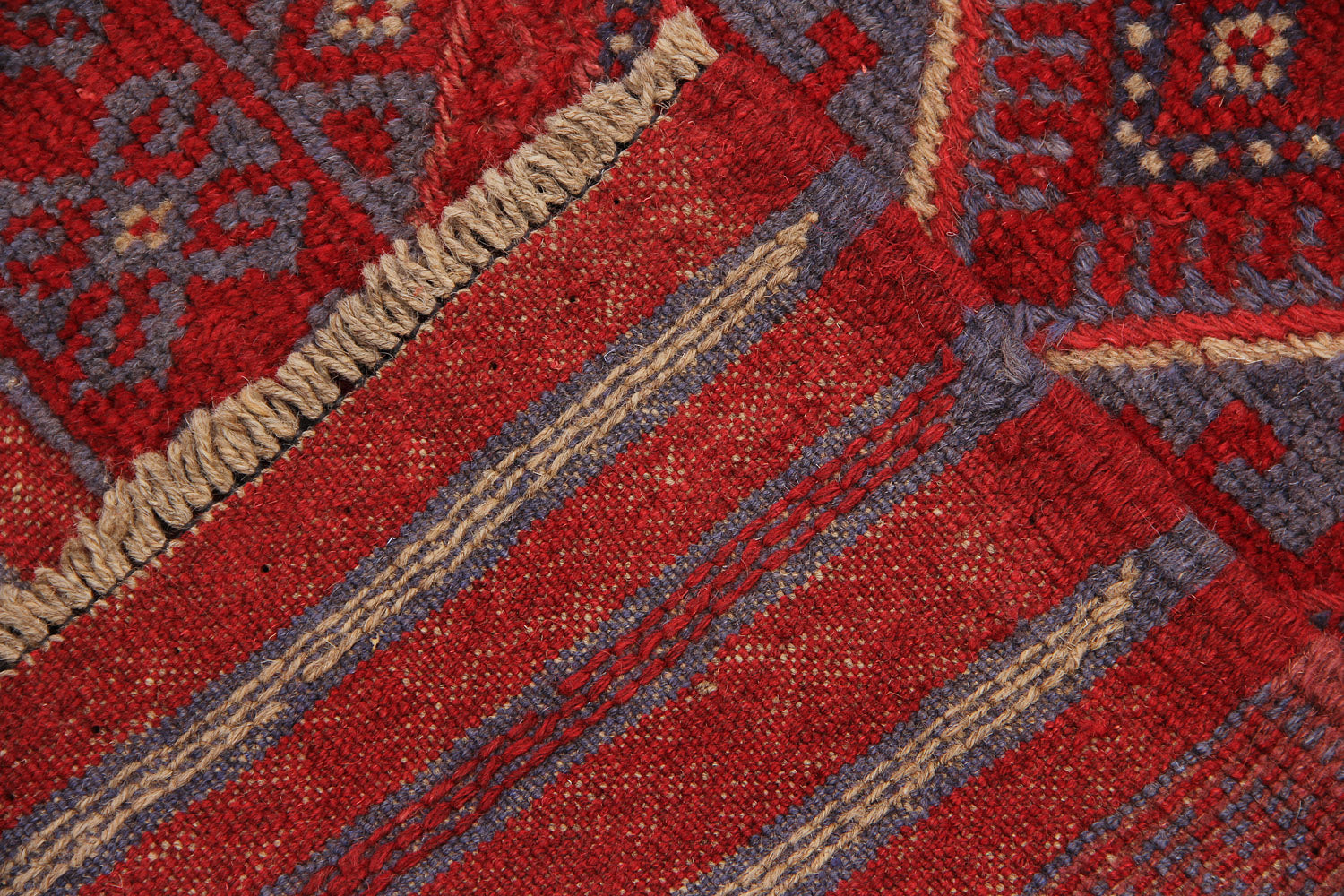 Multy Handmade Mashwani Afghan Rug Rectangular