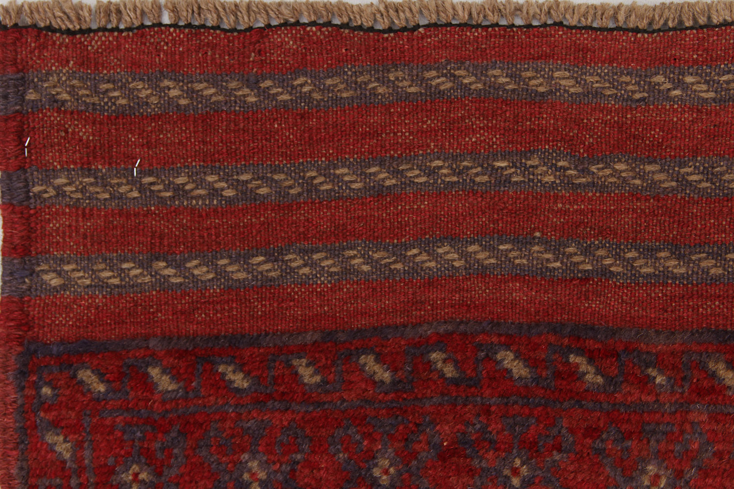 2' 6" x 8'  Multy Handmade Mashwani Afghan Rug Runner