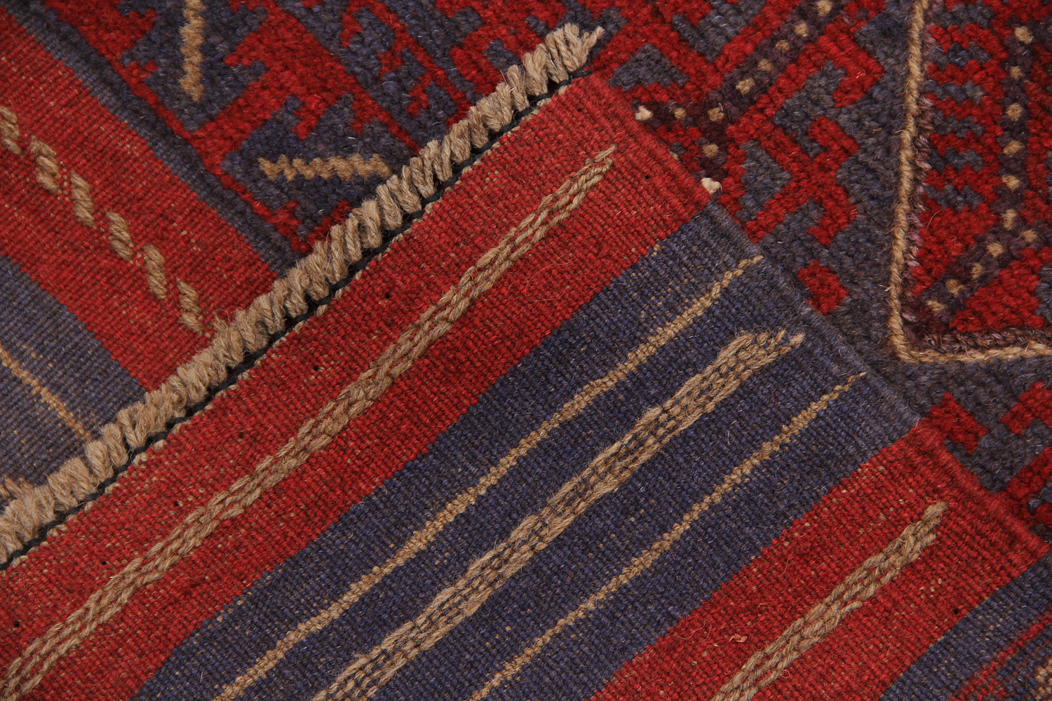 Multy Handmade Mashwani Afghan Rug Rectangular