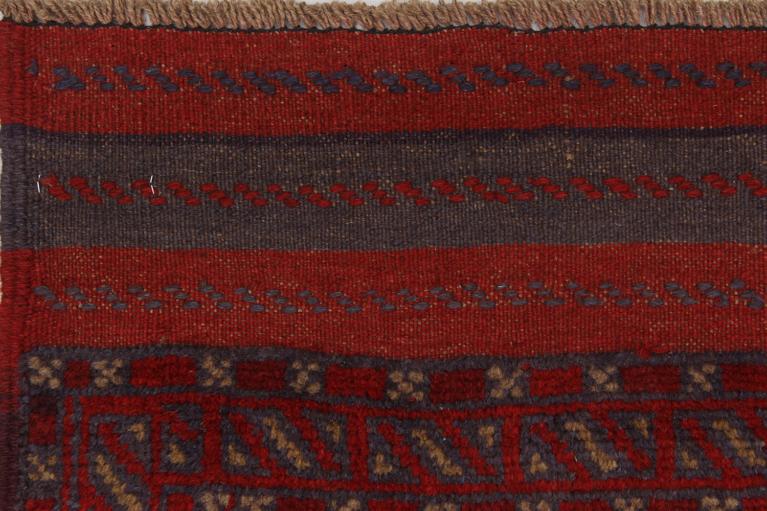 2' 6" x 8'  Multy Handmade Mashwani Afghan Rug Runner