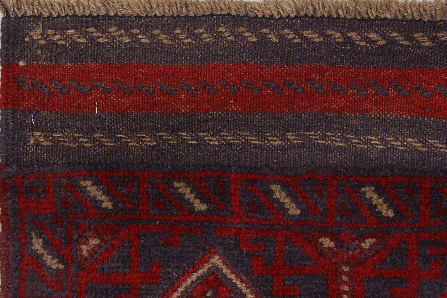 2' 6" x 8'  Multy Handmade Mashwani Afghan Rug Runner
