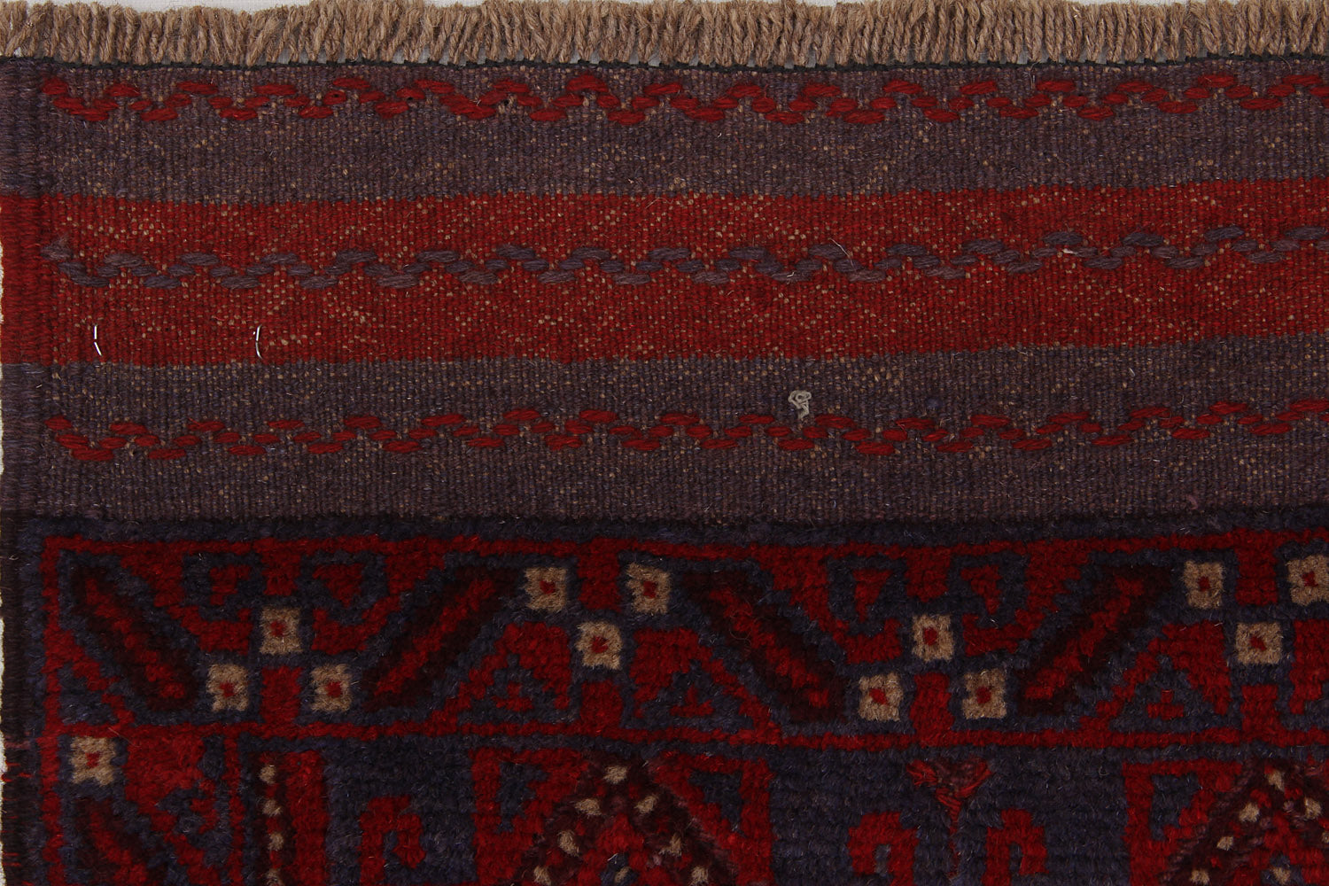 2' 6" x 8'  Multy Handmade Mashwani Afghan Rug Runner
