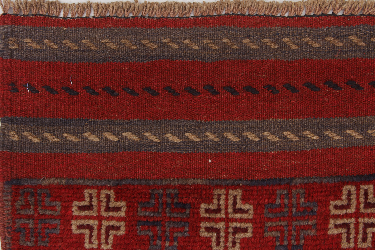 2' 6" x 8'  Multy Handmade Mashwani Afghan Rug Runner