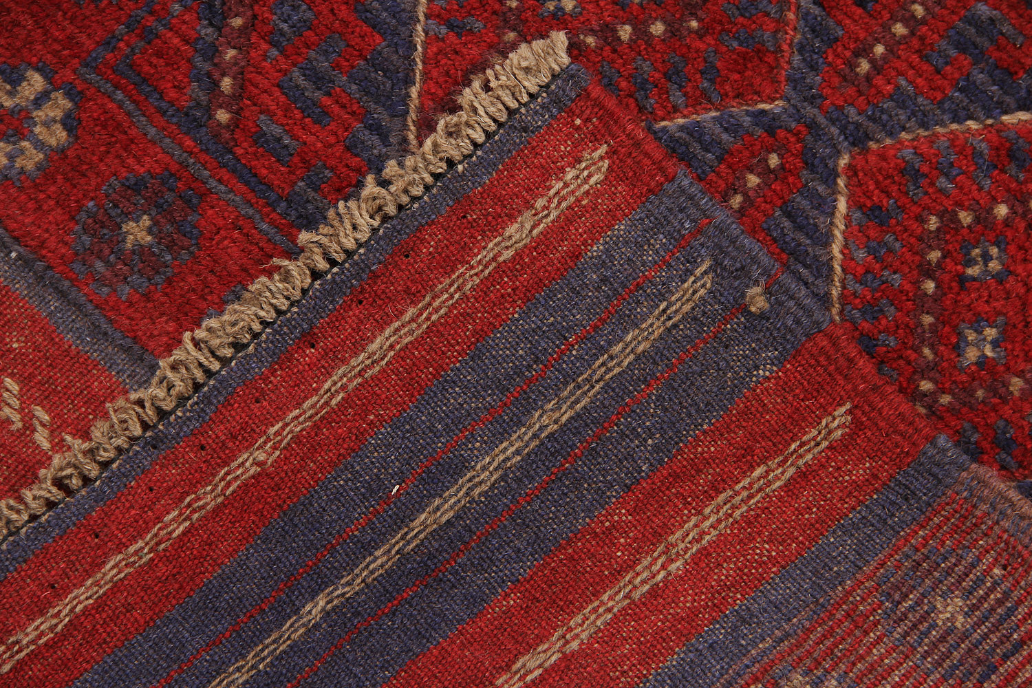 Multy Handmade Mashwani Afghan Rug Rectangular
