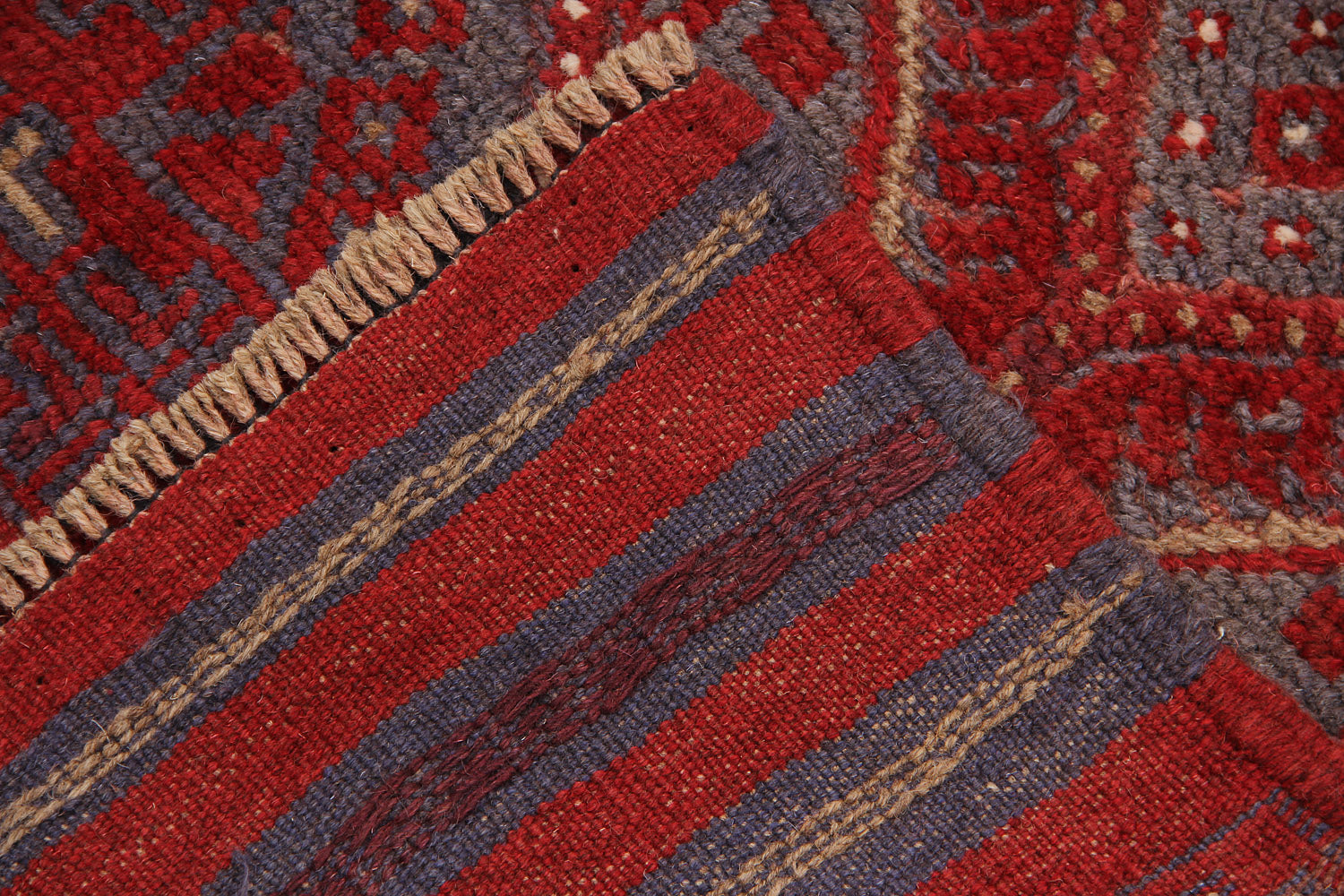 Multy Handmade Mashwani Afghan Rug Rectangular
