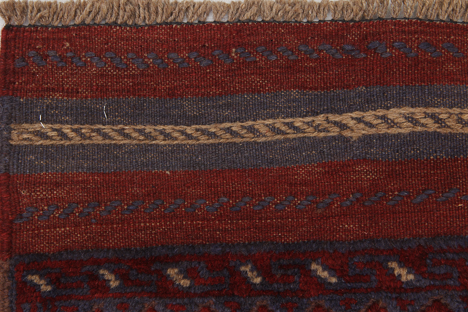 2' 6" x 8'  Multy Handmade Mashwani Afghan Rug Runner