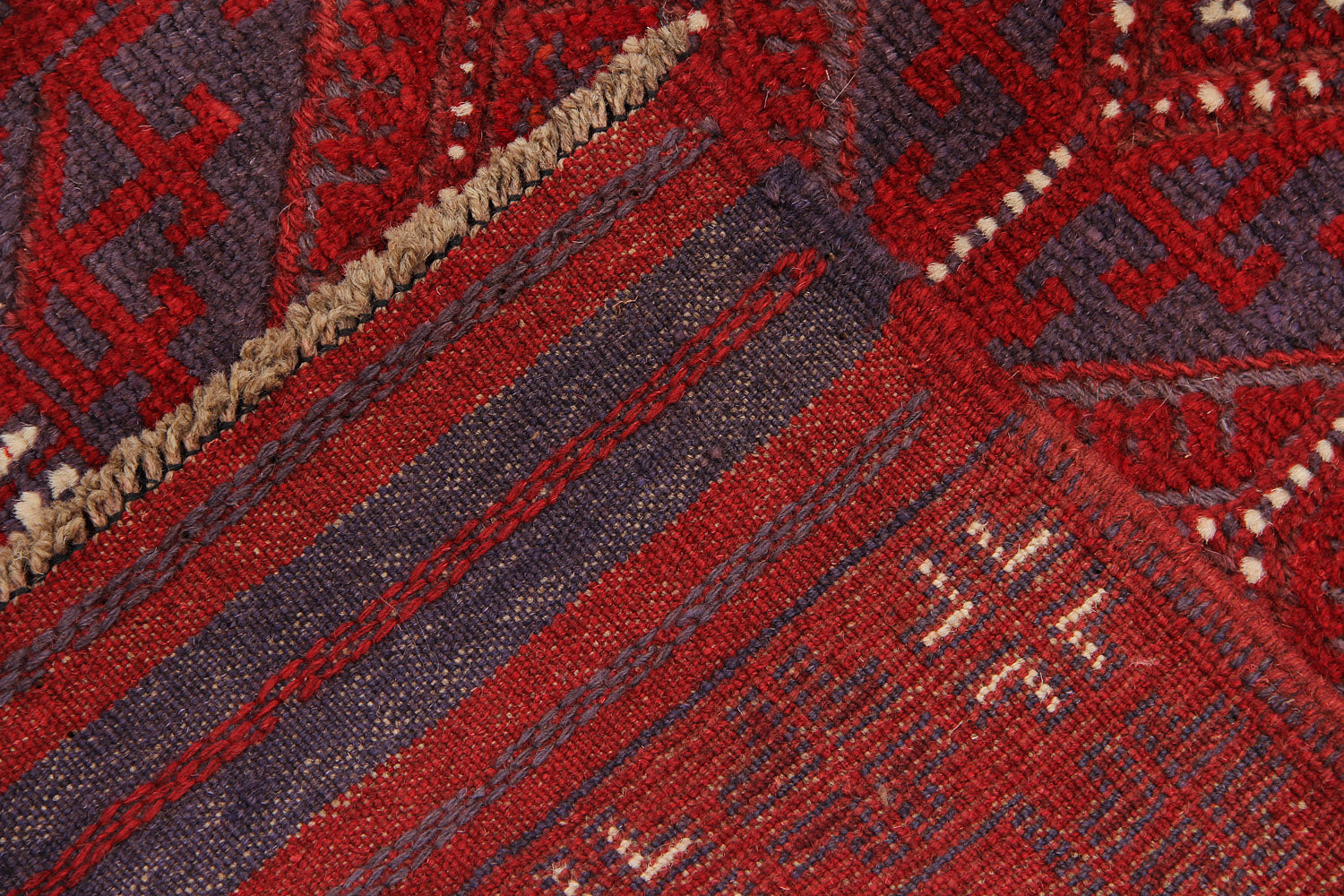 2' 6" x 8'  Multy Handmade Mashwani Afghan Rug Runner