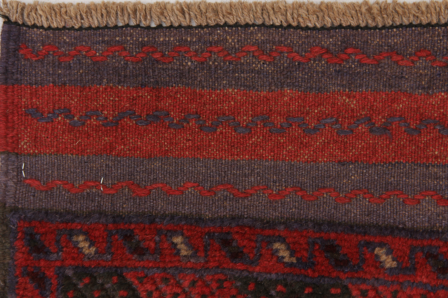 2' 6" x 8'  Multy Handmade Mashwani Afghan Rug Runner
