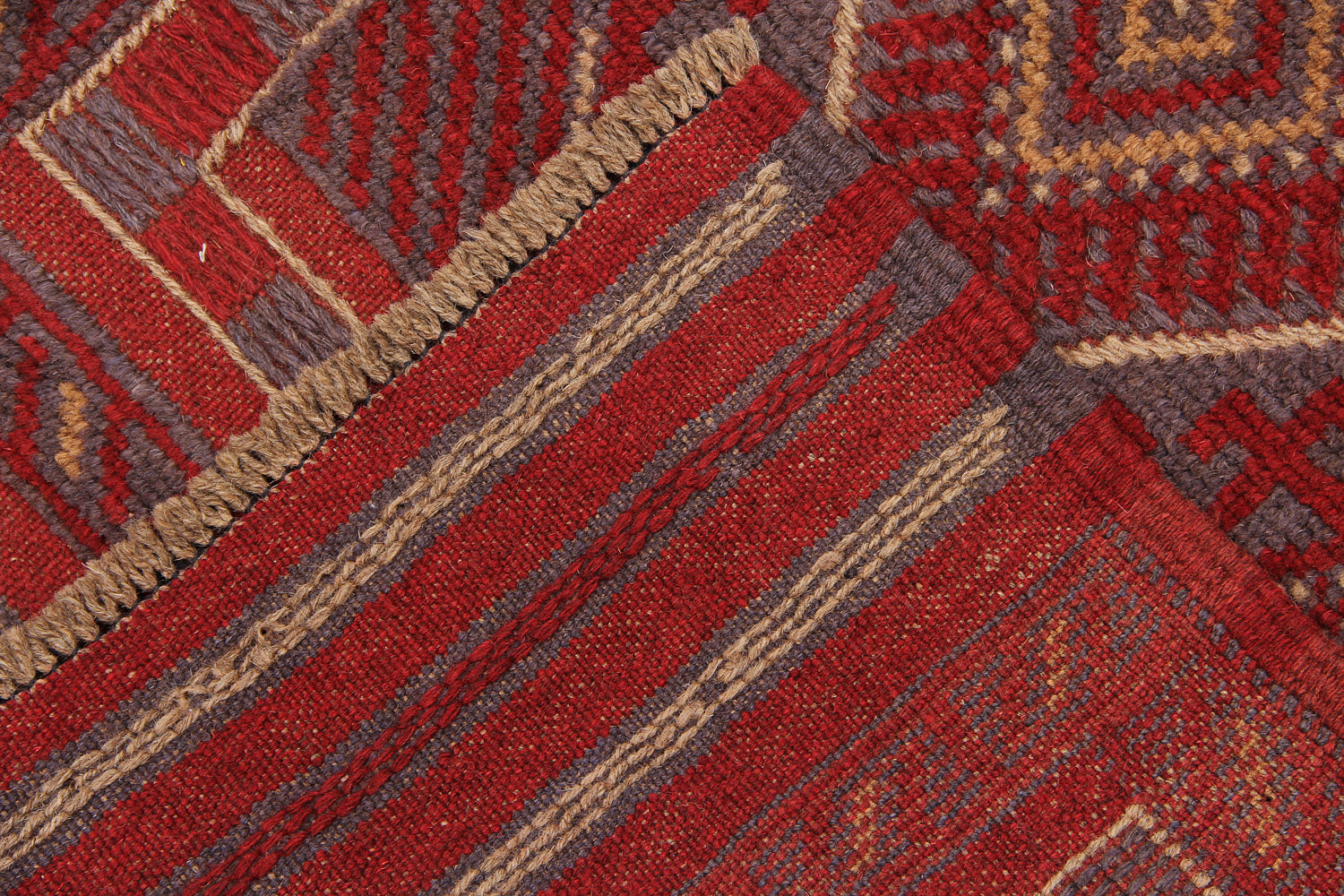 2' 6" x 8'  Multy Handmade Mashwani Afghan Rug Runner