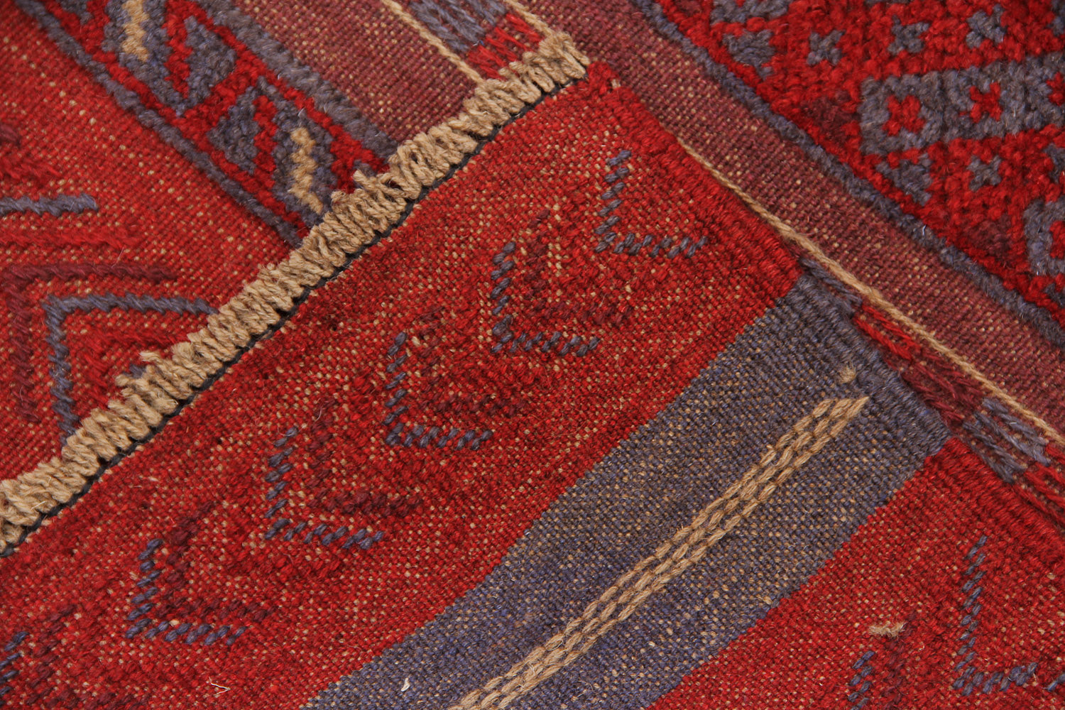2' 6" x 8'  Multy Handmade Mashwani Afghan Rug Runner
