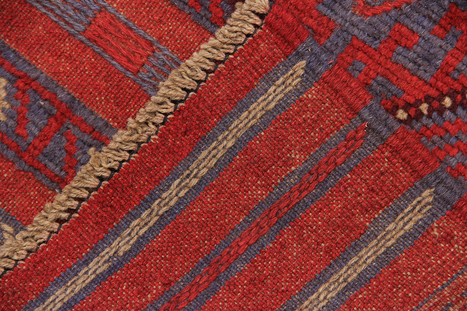 Multy Handmade Mashwani Afghan Rug Rectangular