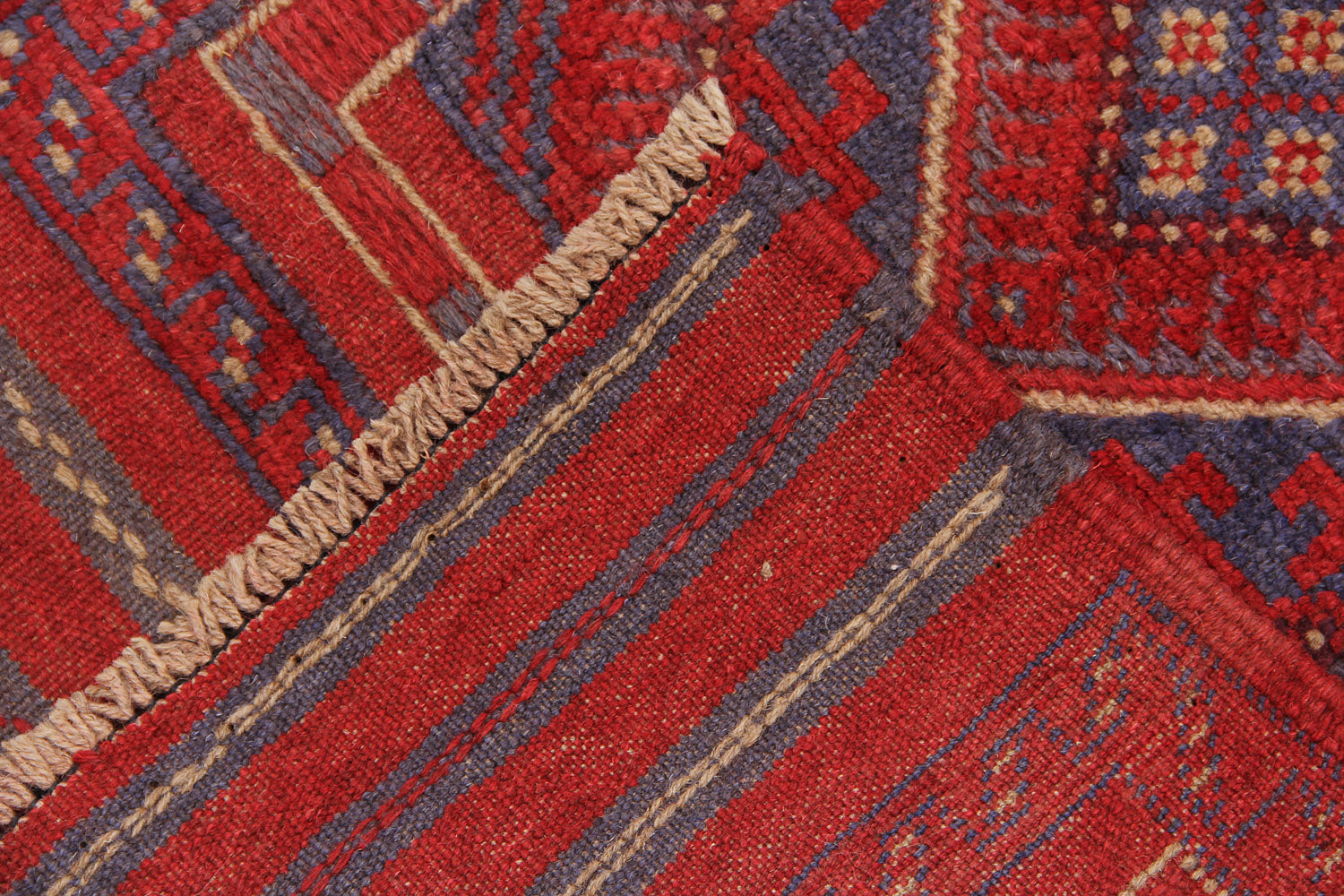 Multy Handmade Mashwani Afghan Rug Rectangular