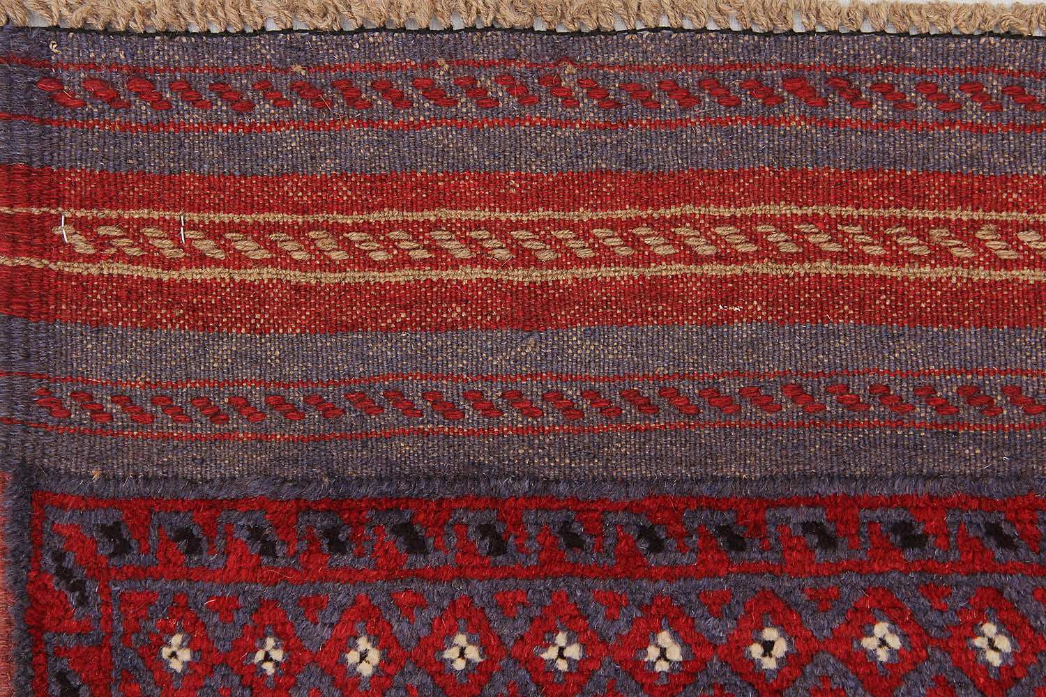 2' 6" x 8'  Multy Handmade Mashwani Afghan Rug Runner