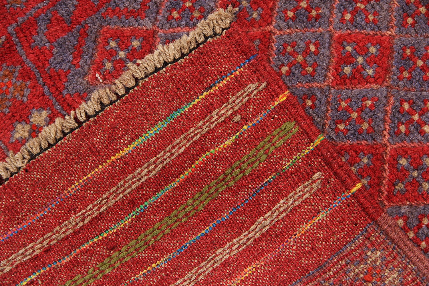 Multy Handmade Mashwani Afghan Rug Rectangular