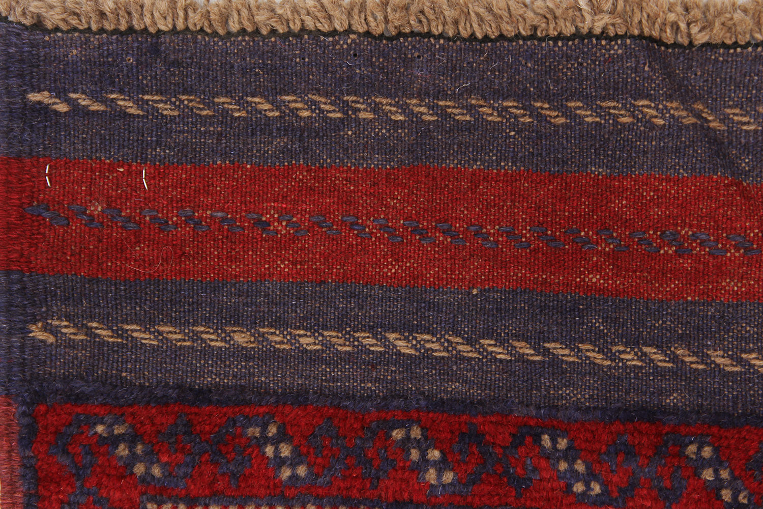 2' 6" x 8'  Multy Handmade Mashwani Afghan Rug Runner