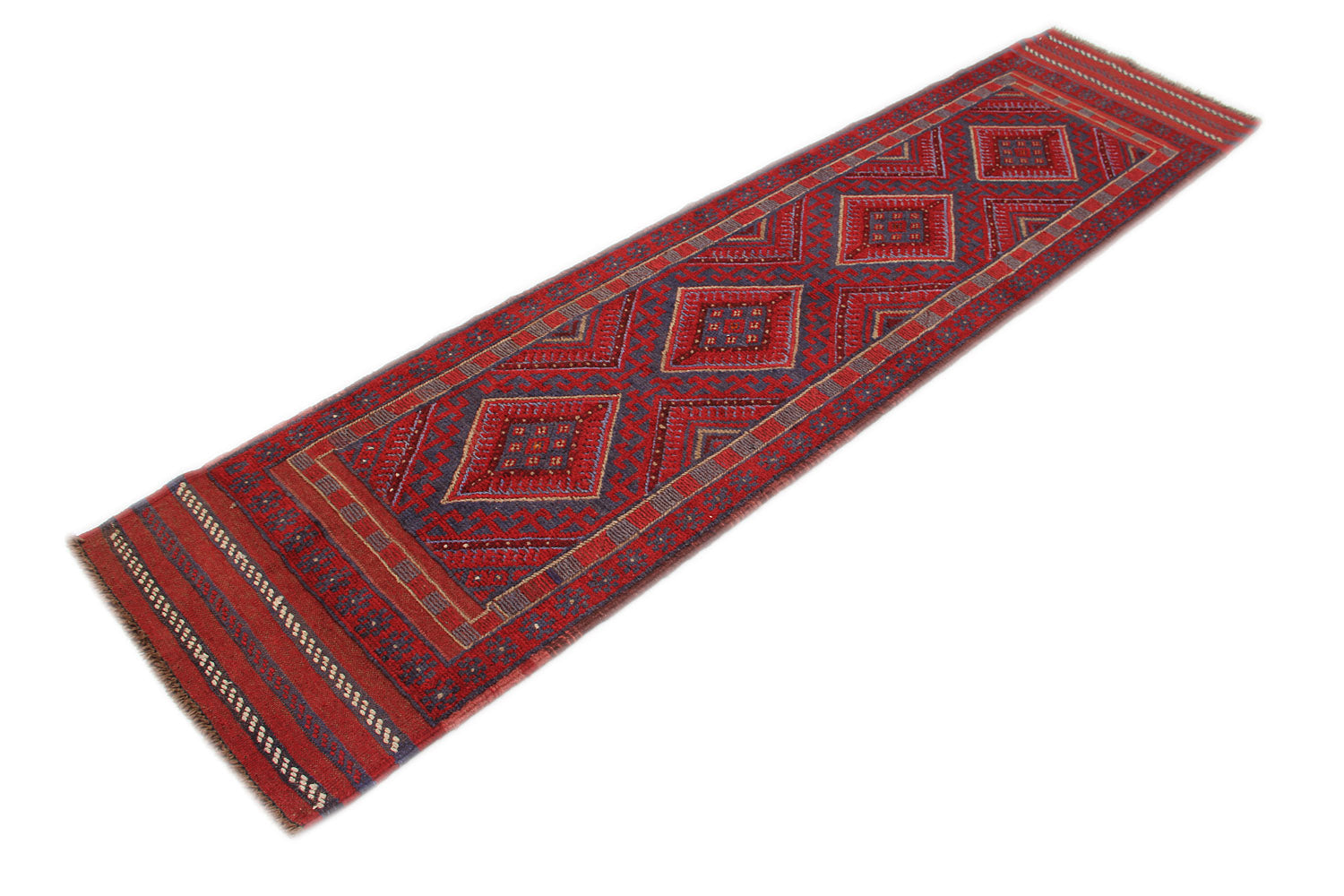 2' 6" x 8'  Multy Handmade Mash wani Afghan Rug Runner