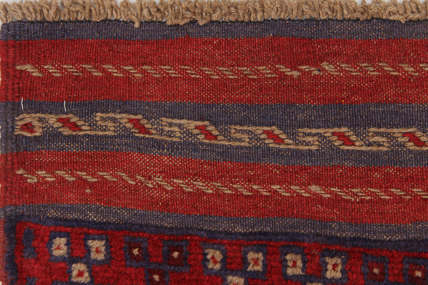 2' 6" x 8'  Multy Handmade Mashwani Afghan Rug Runner