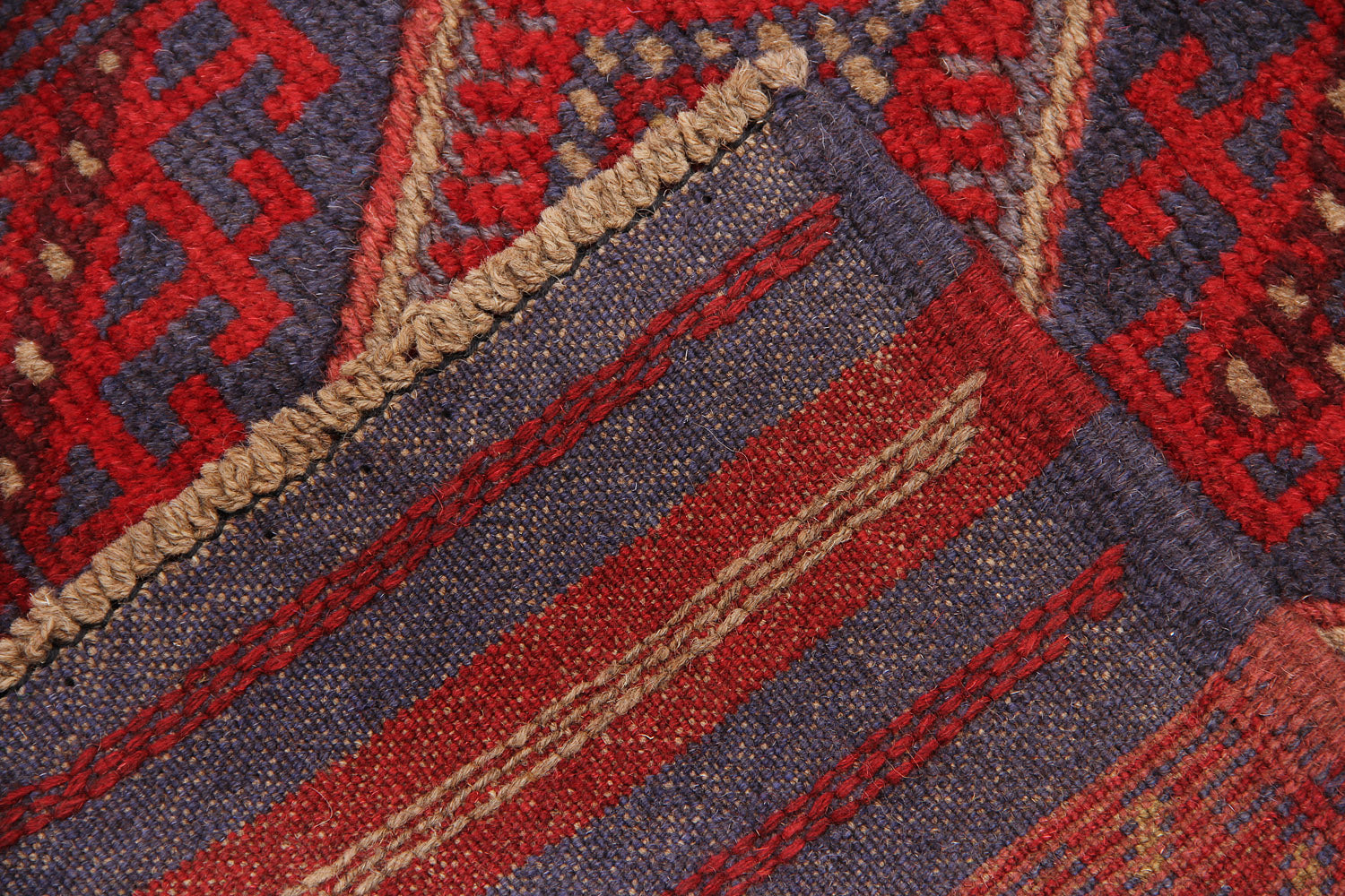 Multy Handmade Mashwani Afghan Rug Rectangular