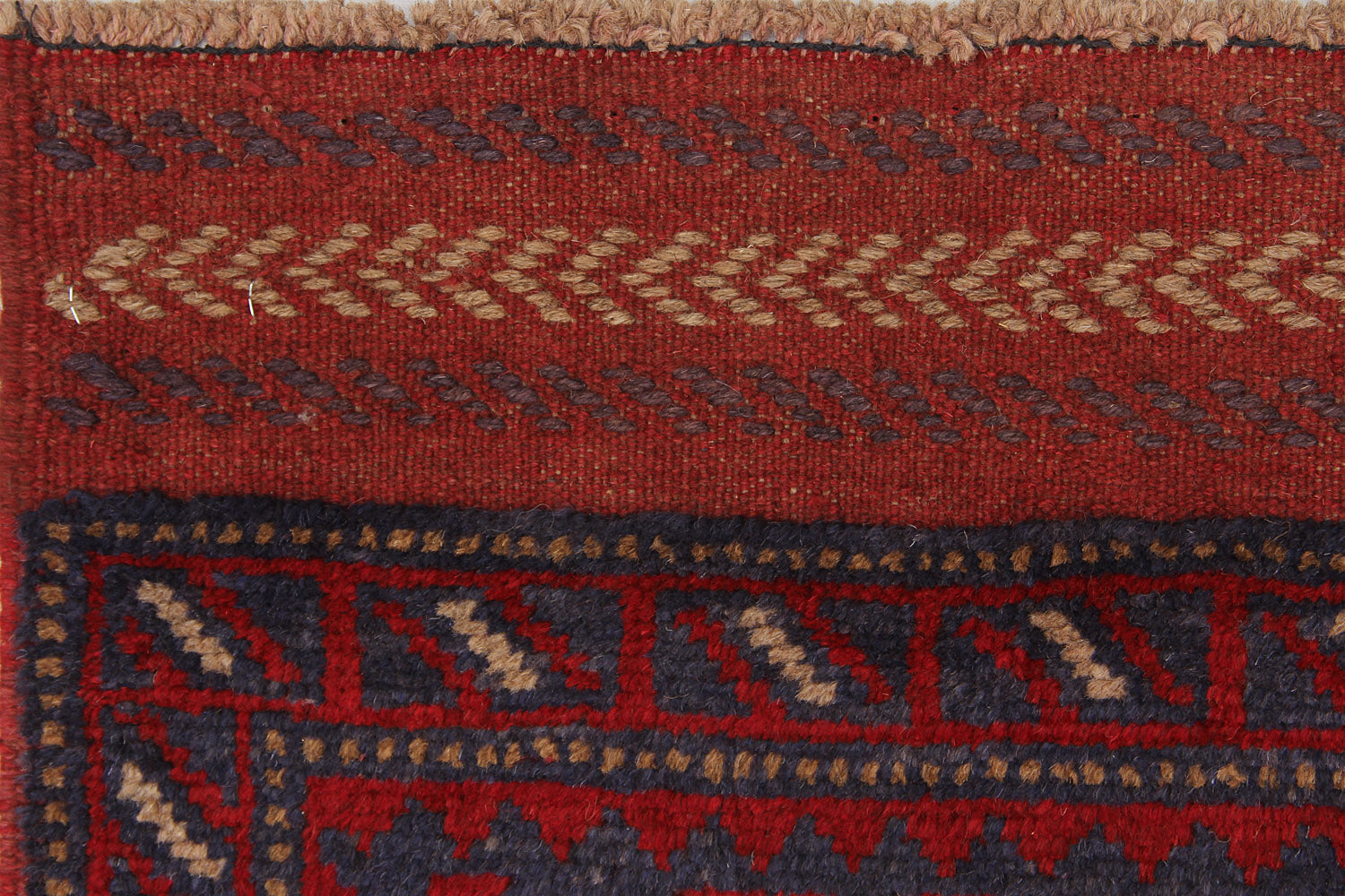2' 6" x 8'  Multy Handmade Mashwani Afghan Rug Runner