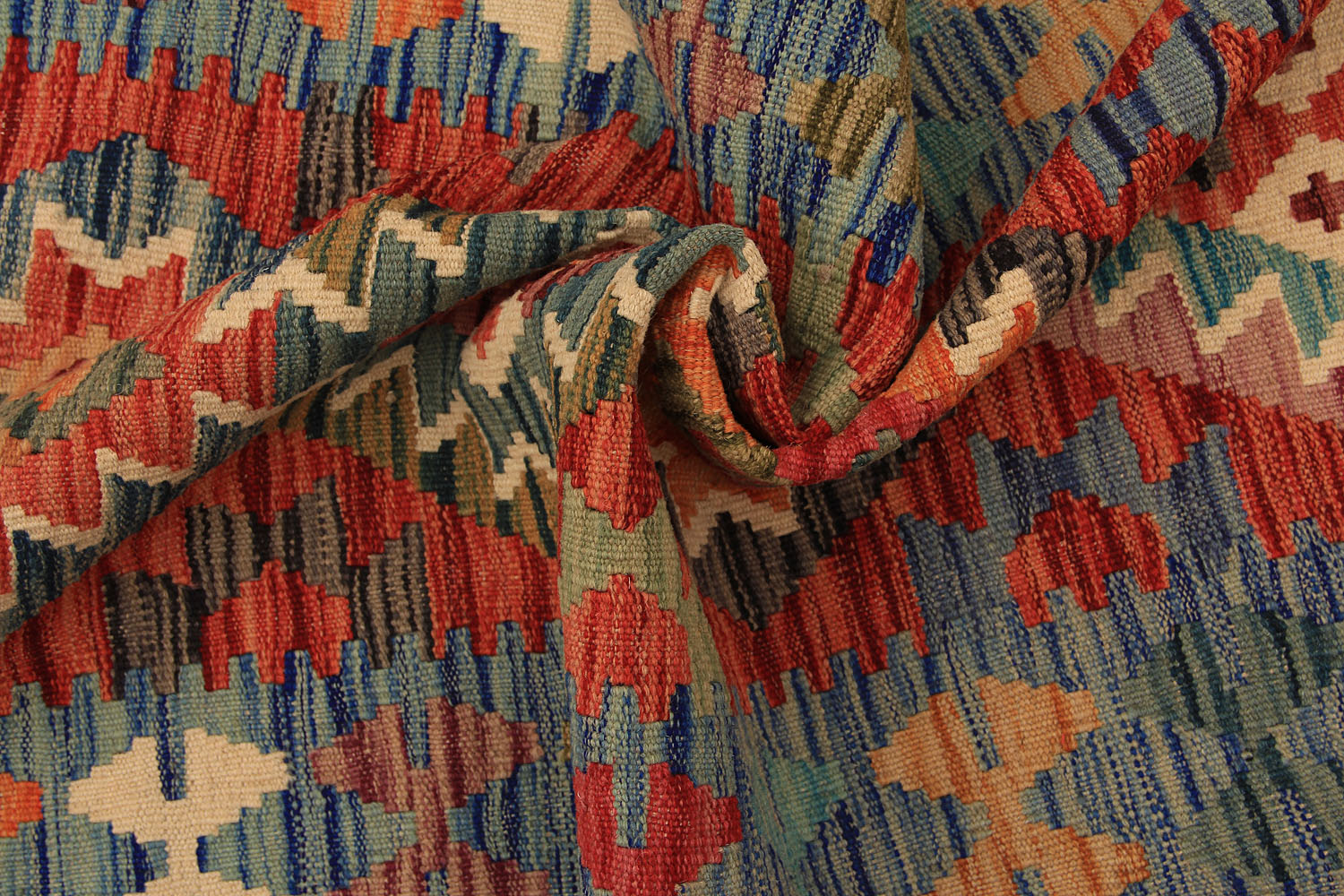 3' X 8'  Multy Handmade Veggie Dye Kilim Rug Runner