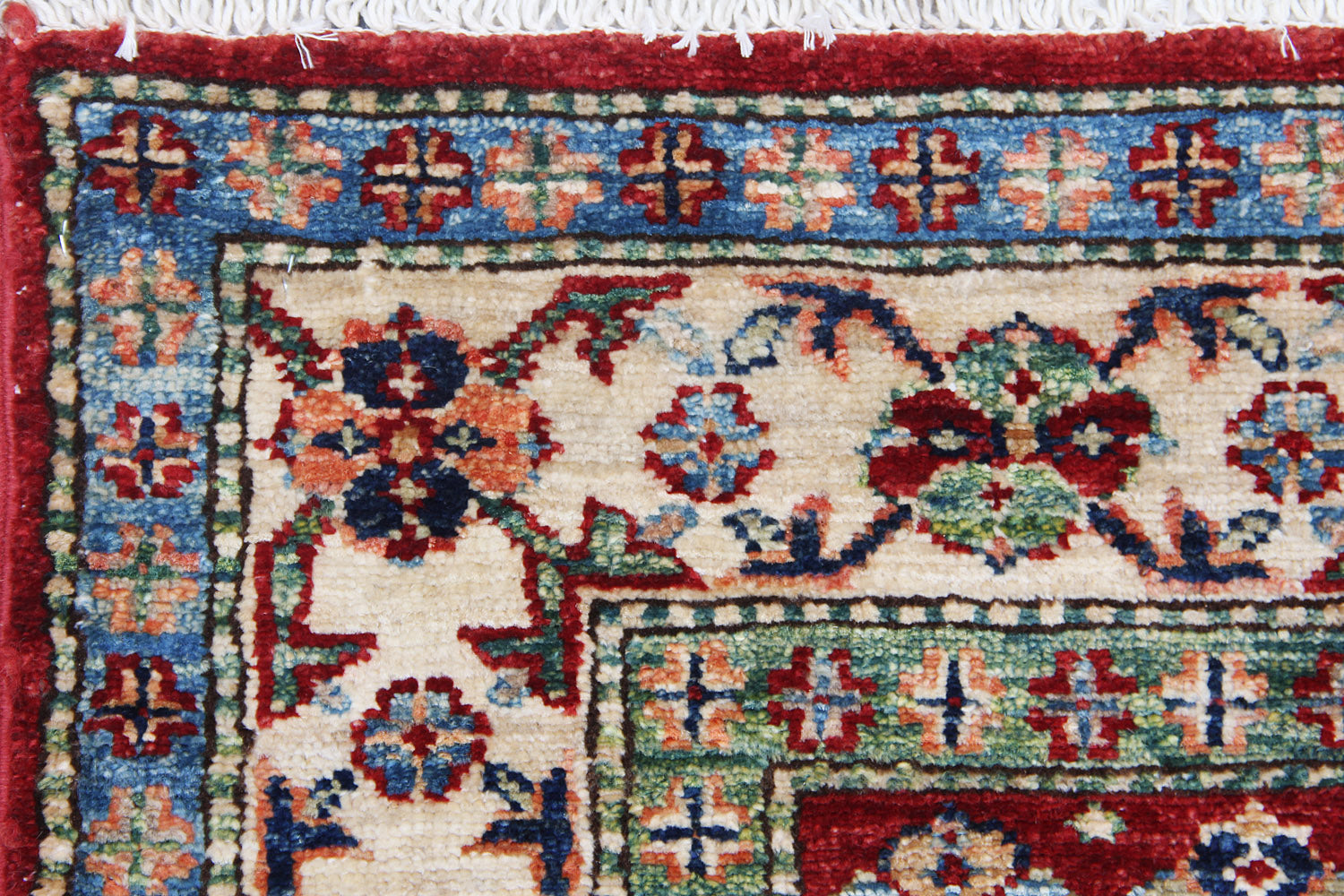 4' x 6'  Red Handmade SUPREME KAZAK Rug Rectangular