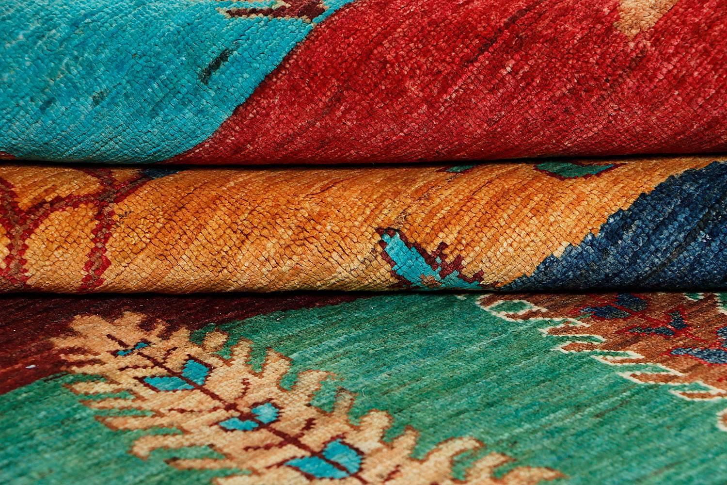 5' X 7'  Multy Handmade Persian Rug SULTANI Rectangular