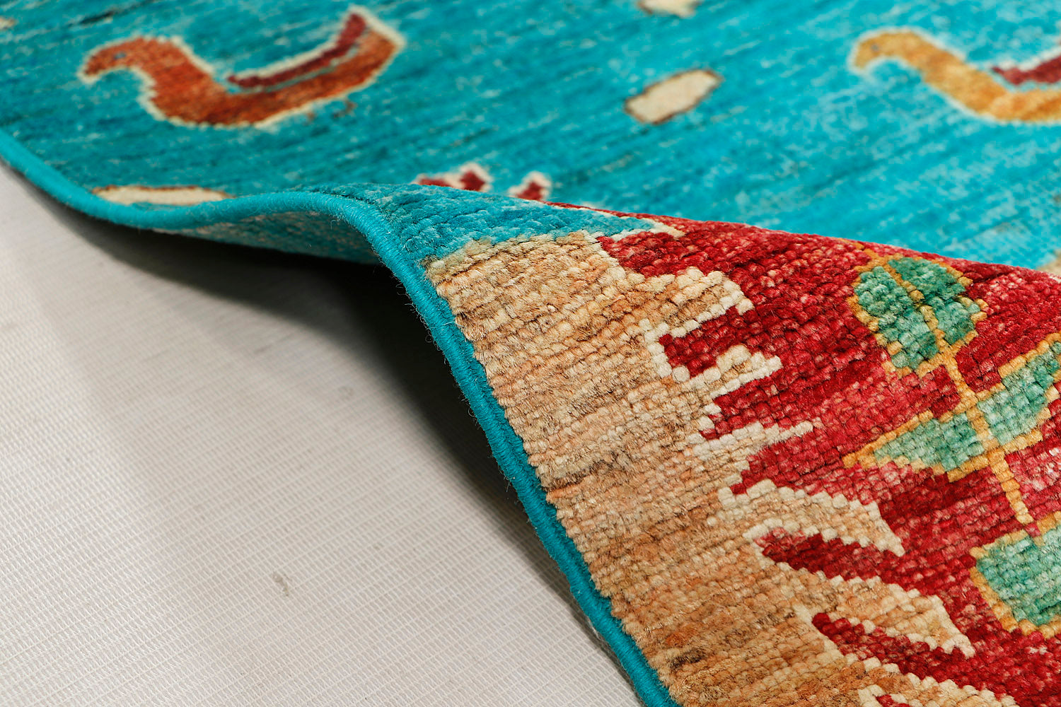 5' X 7'  Multy Handmade Persian Rug SULTANI Rectangular