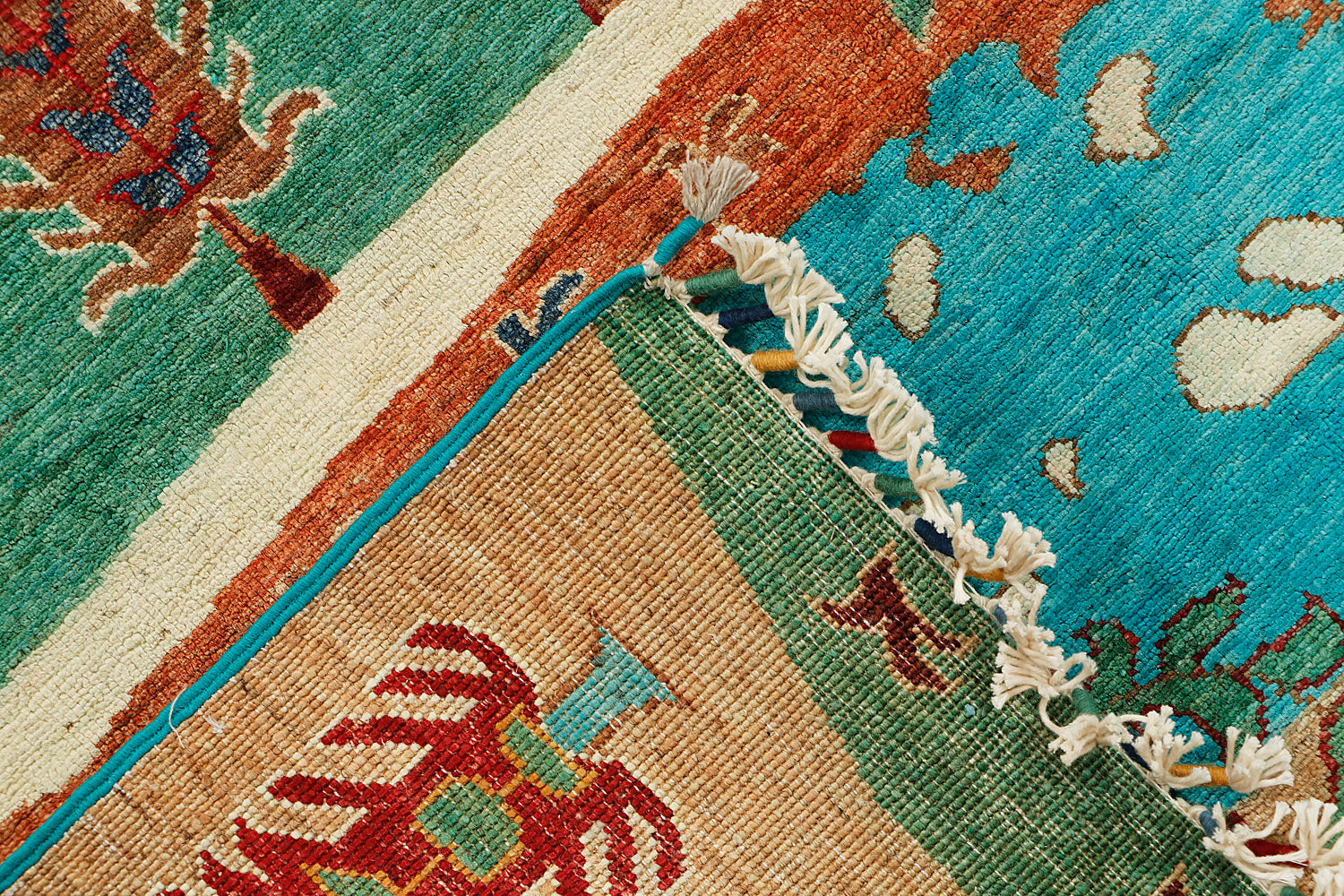 5' X 7'  Multy Handmade Persian Rug SULTANI Rectangular