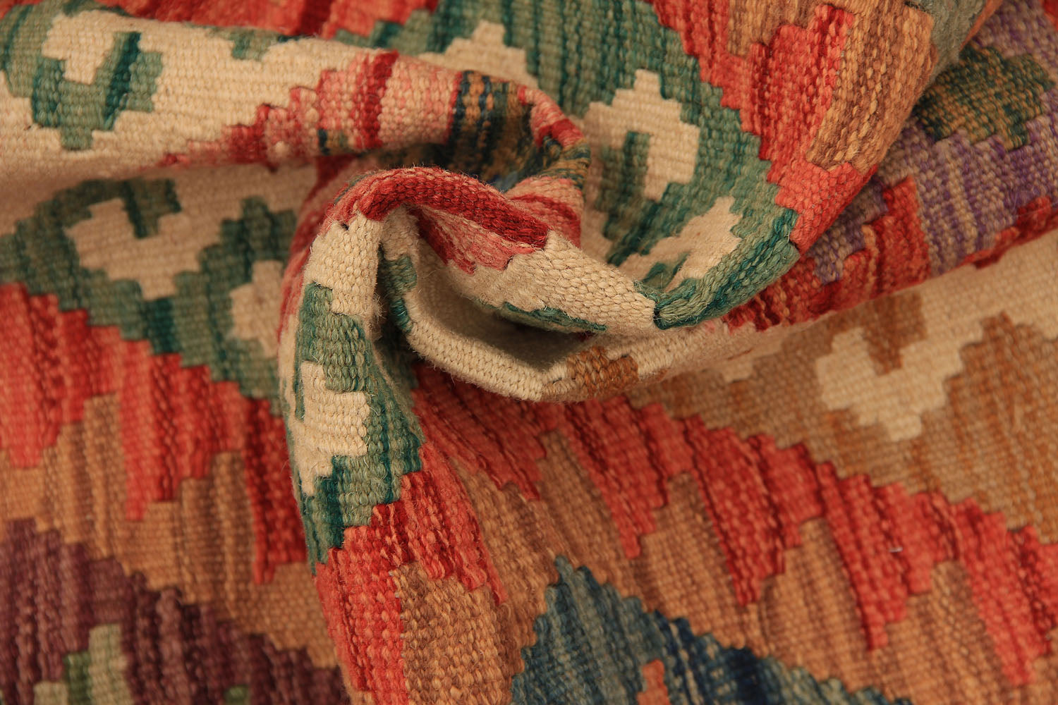 3' X 8'  Multy Handmade Veggie Dye Kilim Rug Runner