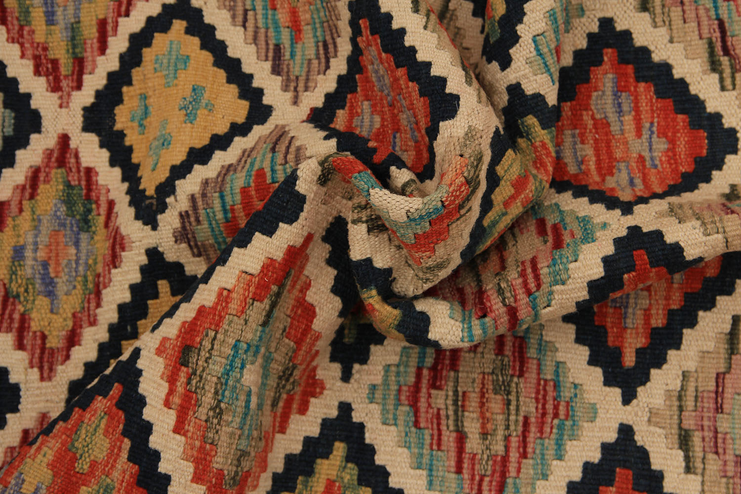 3' X 8'  Multy Handmade Veggie Dye Kilim Rug Runner