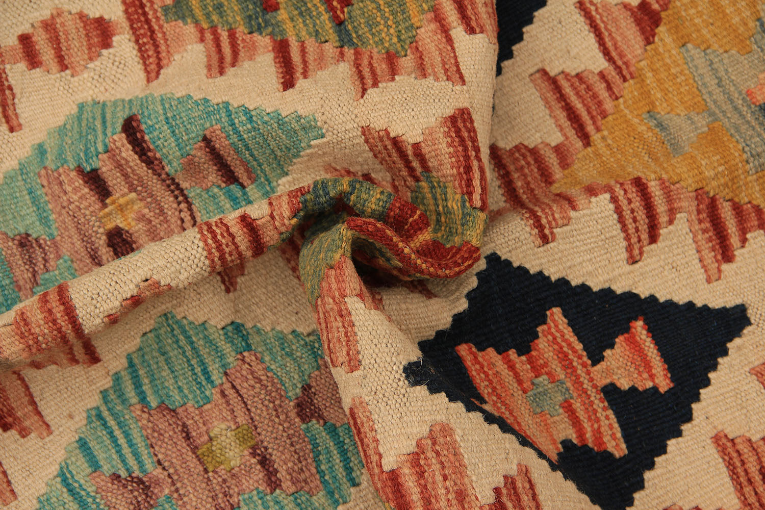 3' X 8'  Multy Handmade Veggie Dye Kilim Rug Runner