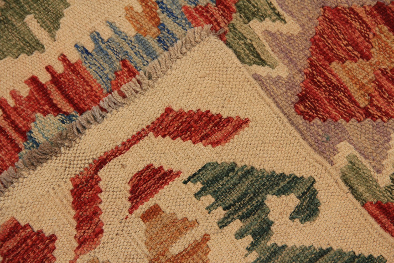3' X 8'  Multy Handmade Veggie Dye Kilim Rug Runner