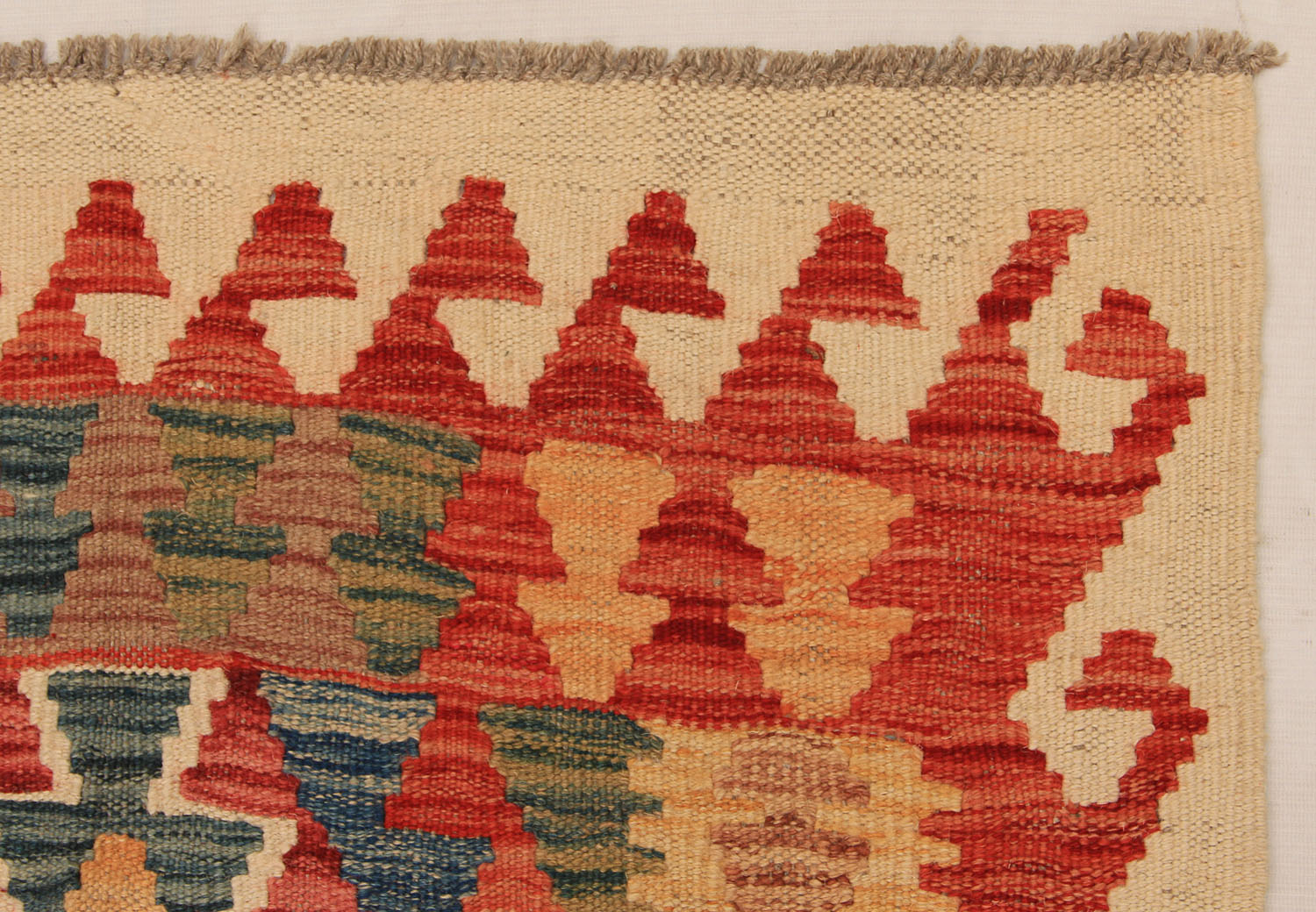 3' X 8'  Multy Handmade Veggie Dye Kilim Rug Runner