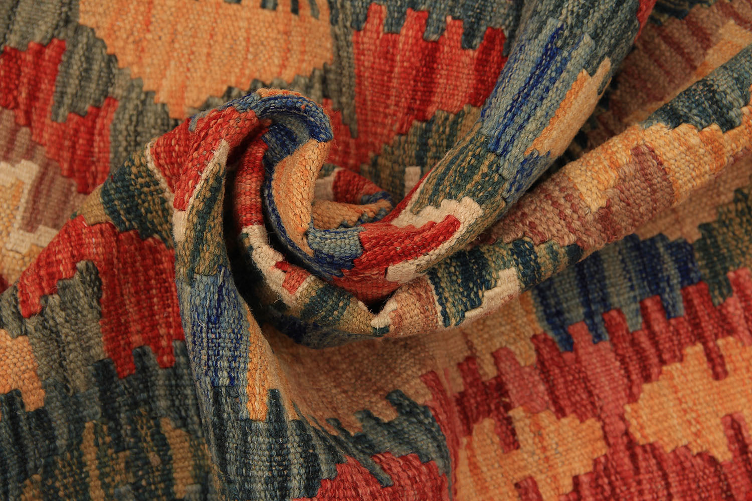 3' X 8'  Multy Handmade Veggie Dye Kilim Rug Runner