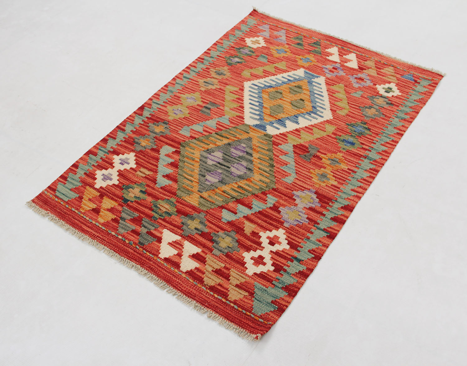 Handmade Veggie Dye Kilim Rug