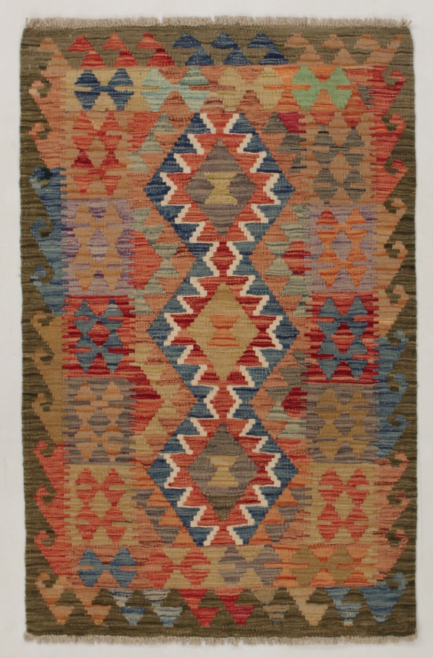 Handmade Veggie Dye Kilim Rug