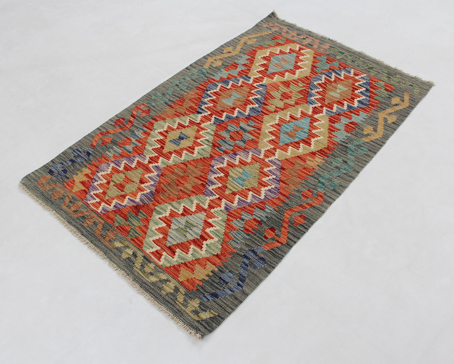 Handmade Veggie Dye Kilim Rug