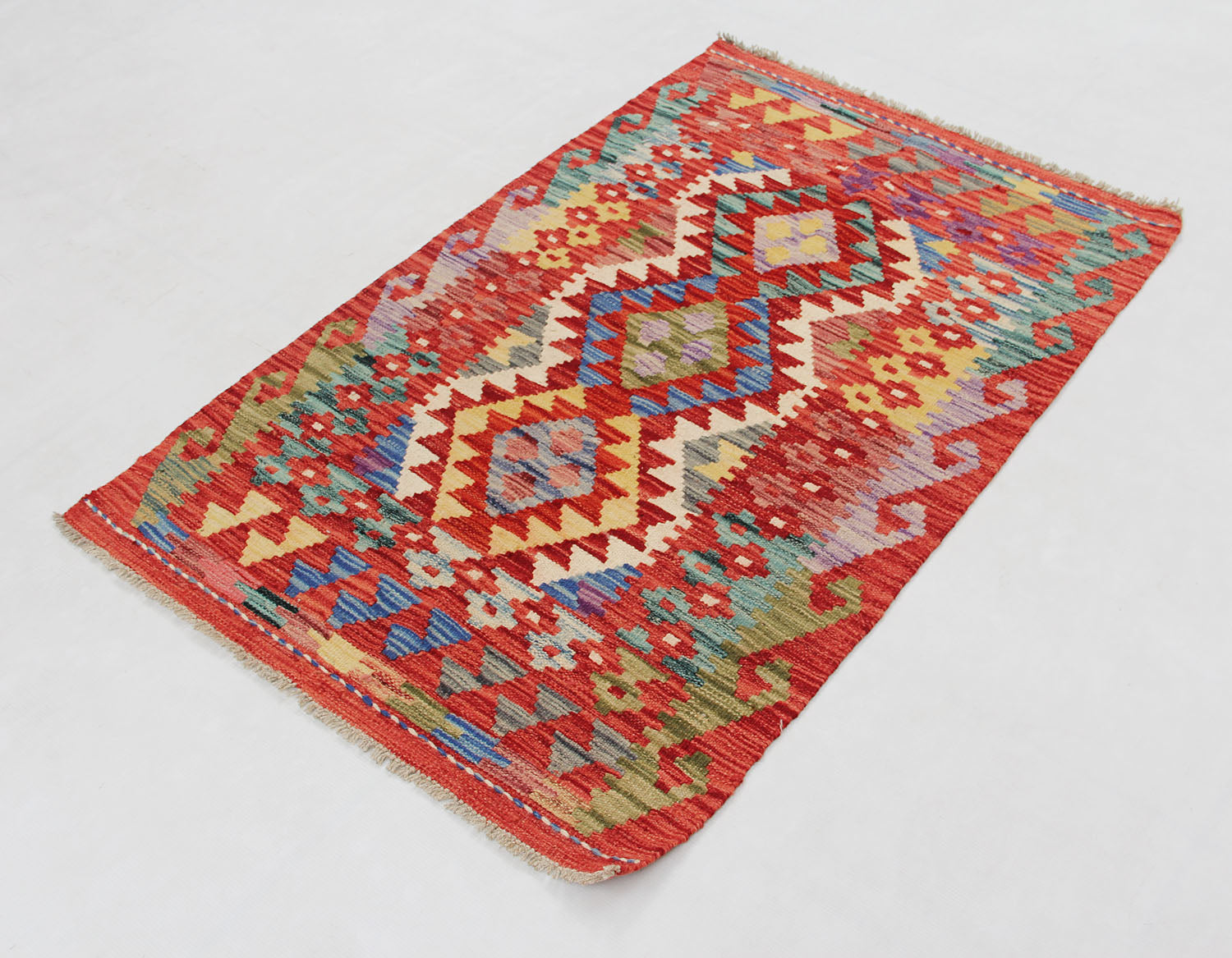 Handmade Veggie Dye Kilim Rug