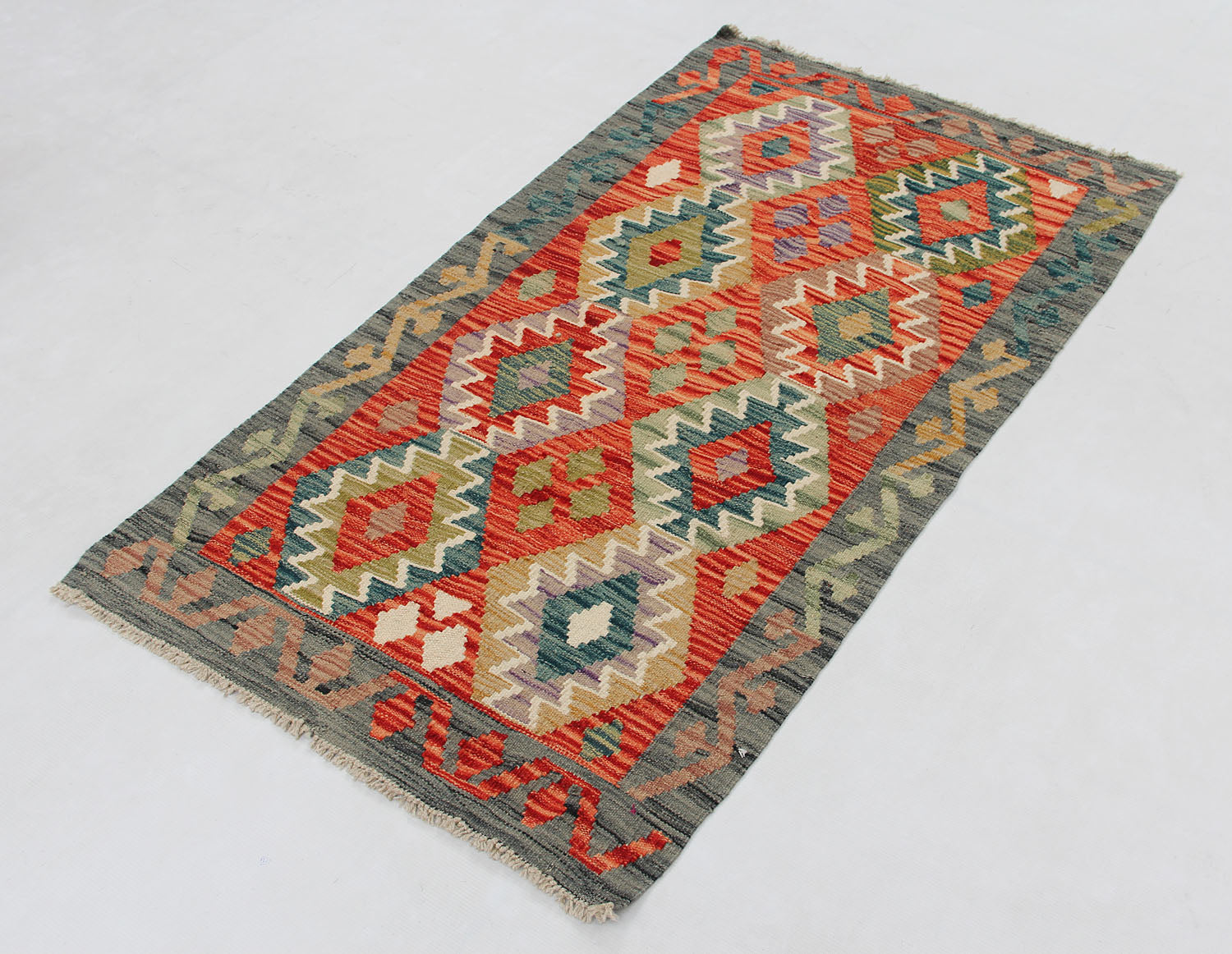 Handmade Veggie Dye Kilim Rug