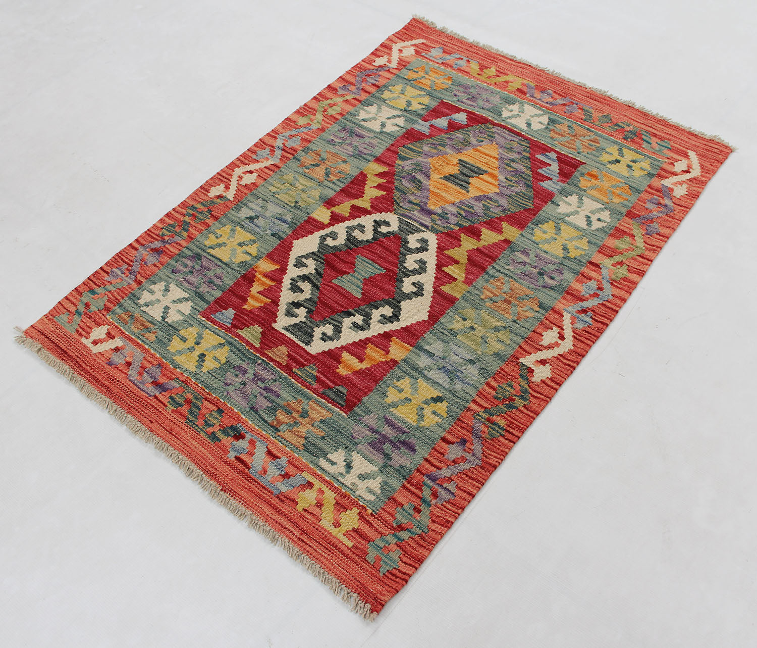 Handmade Veggie Dye Kilim Rug