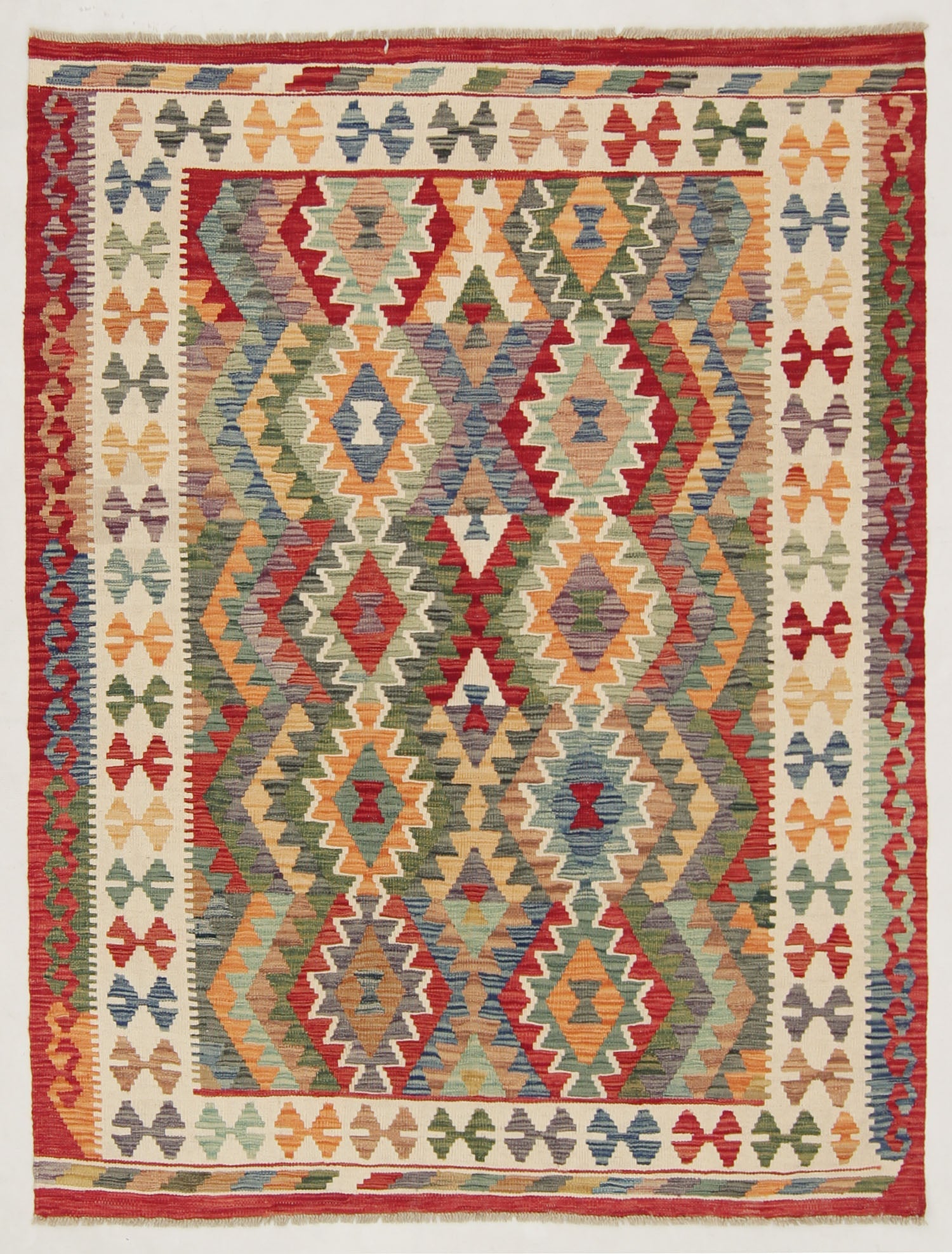 Handmade Veggie Dye Kilim Rug