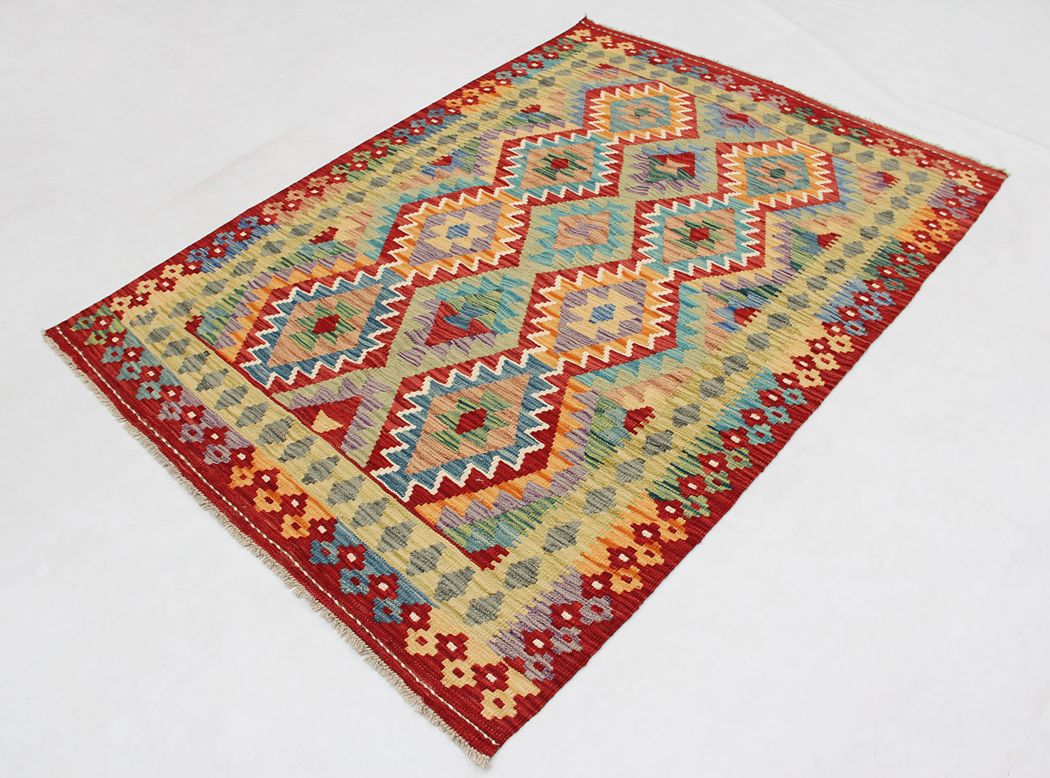 Handmade Veggie Dye Kilim Rug